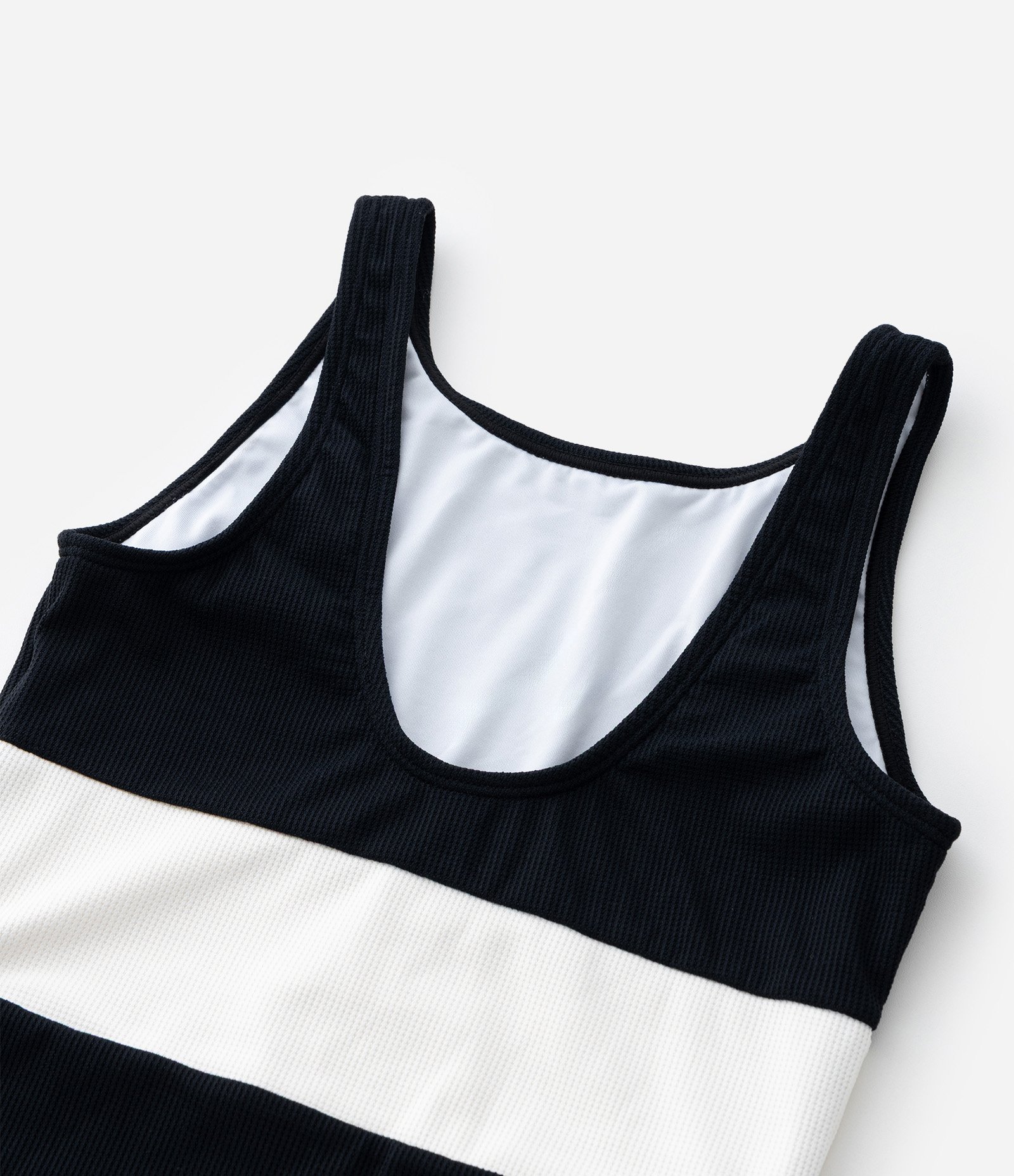 Maiô Infantil Em Microfibra Com Recorte – Tam 5 A 16 Anos Preto/Branco 4