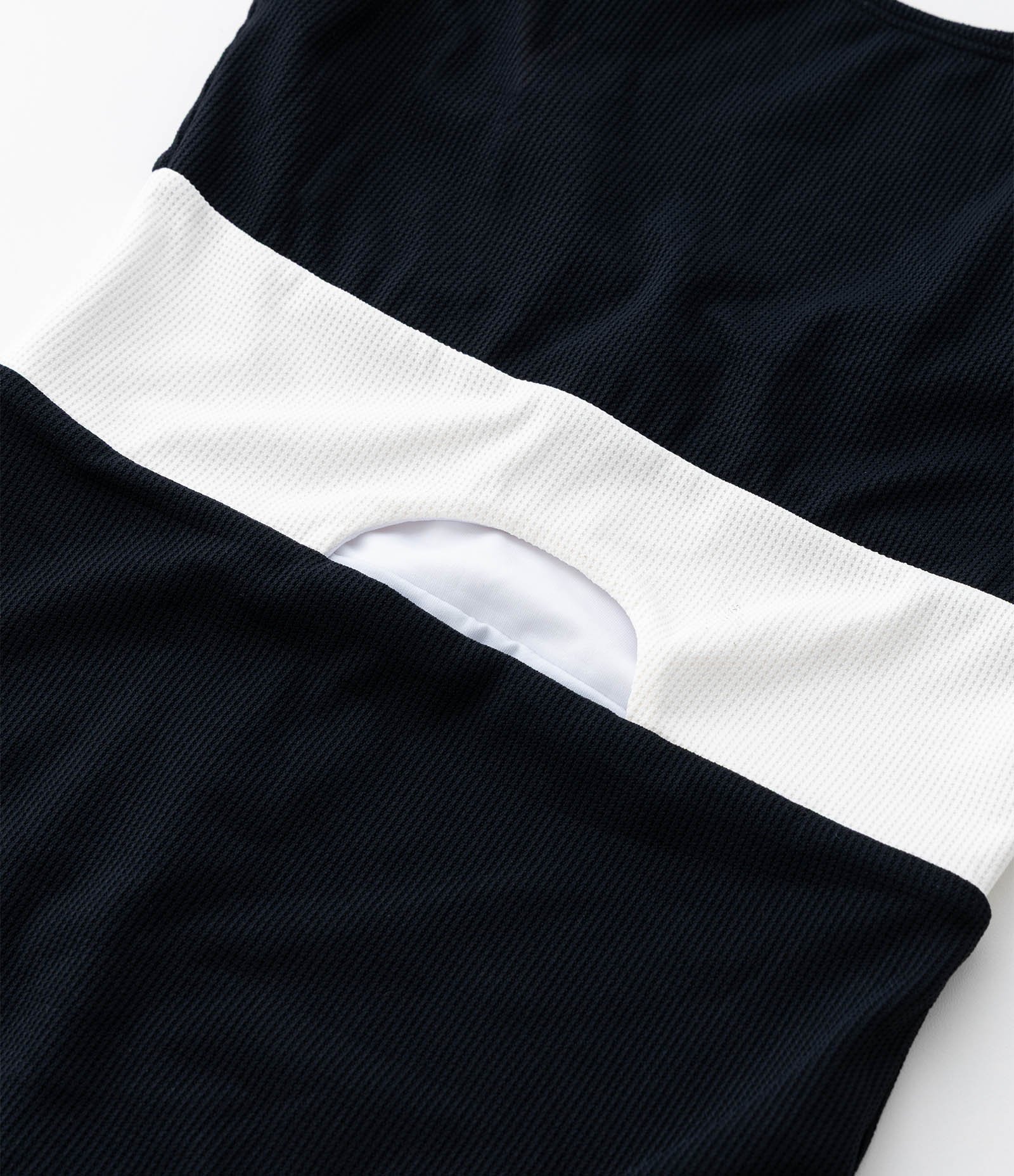 Maiô Infantil Em Microfibra Com Recorte – Tam 5 A 16 Anos Preto/Branco 5