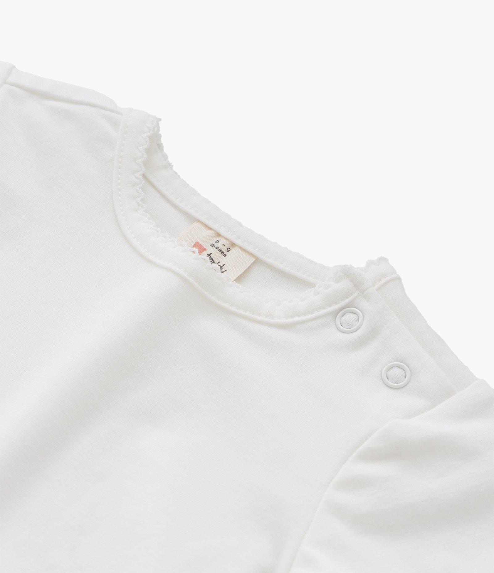 Conjunto Infantil com Estampa Floral Liberty Canelado - Tam 0 a 18 Meses Verde 10