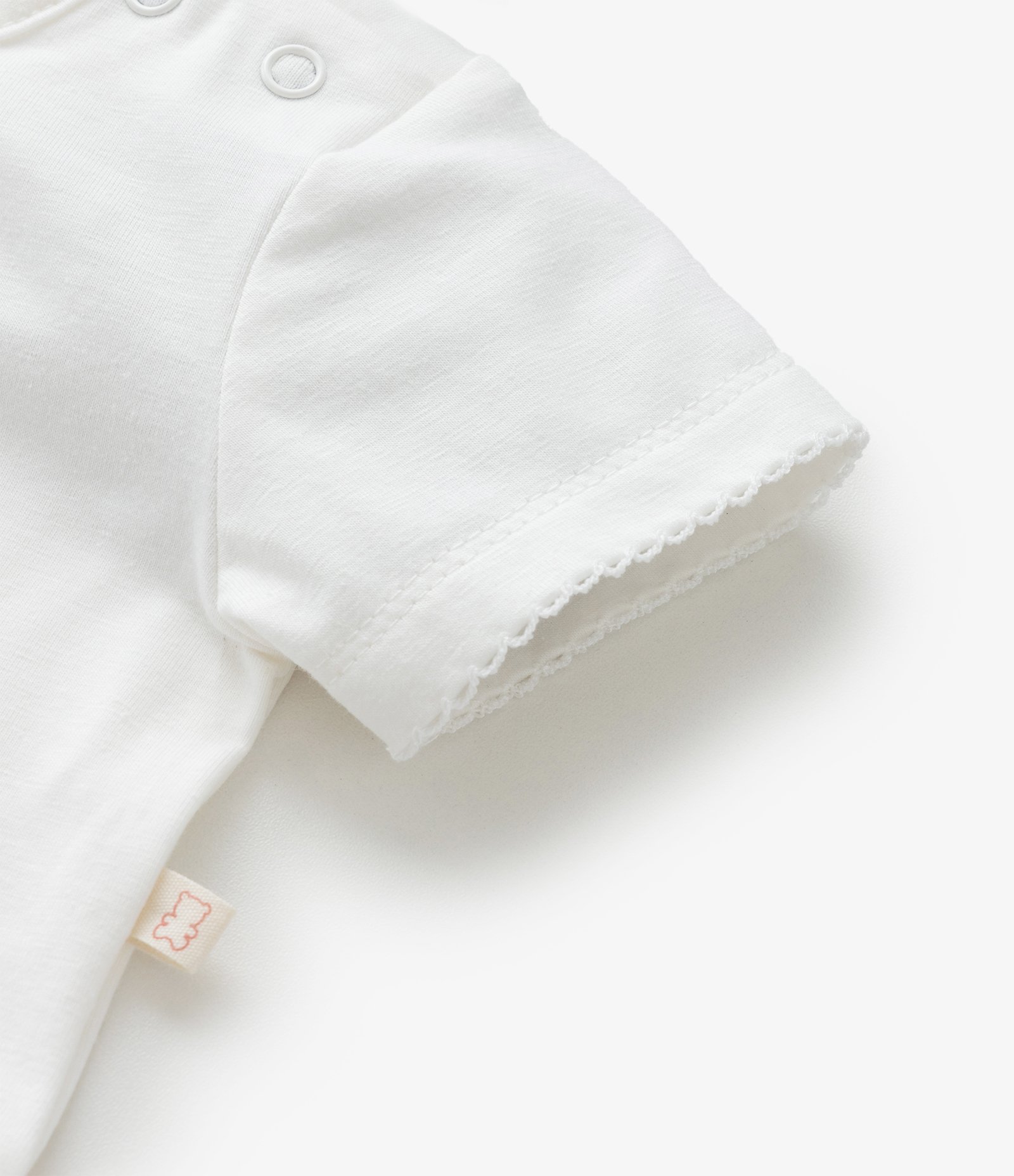 Conjunto Infantil com Estampa Floral Liberty Canelado - Tam 0 a 18 Meses Verde 8