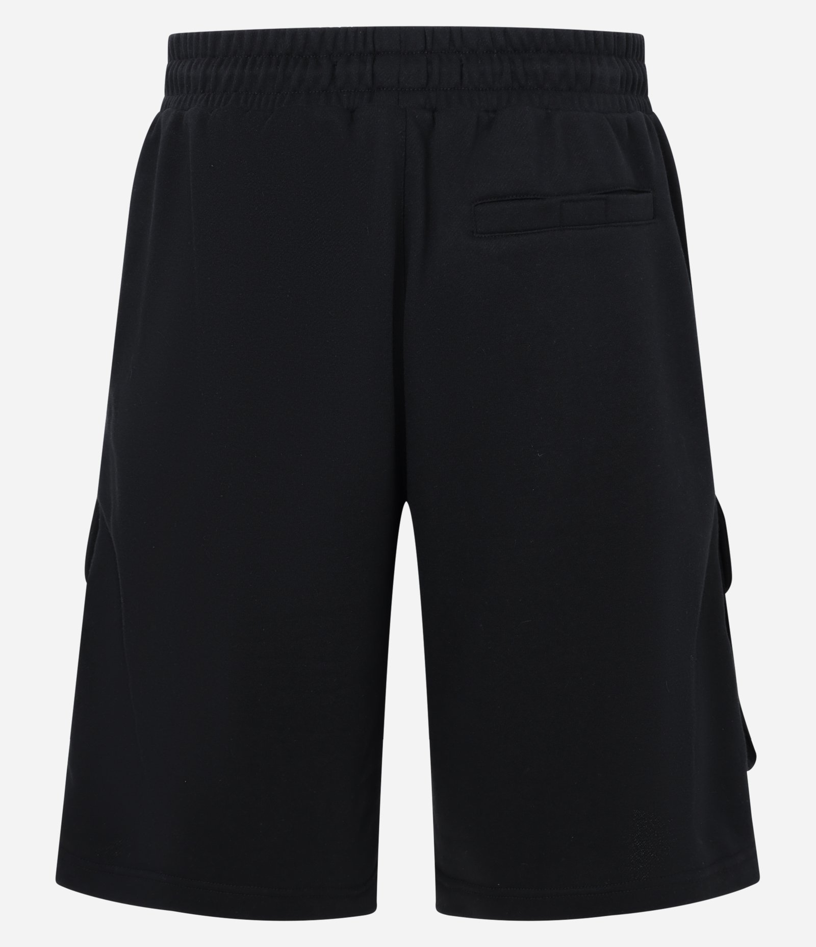 Bermuda Baggy em Moletom com Bolso Cargo Preto 6
