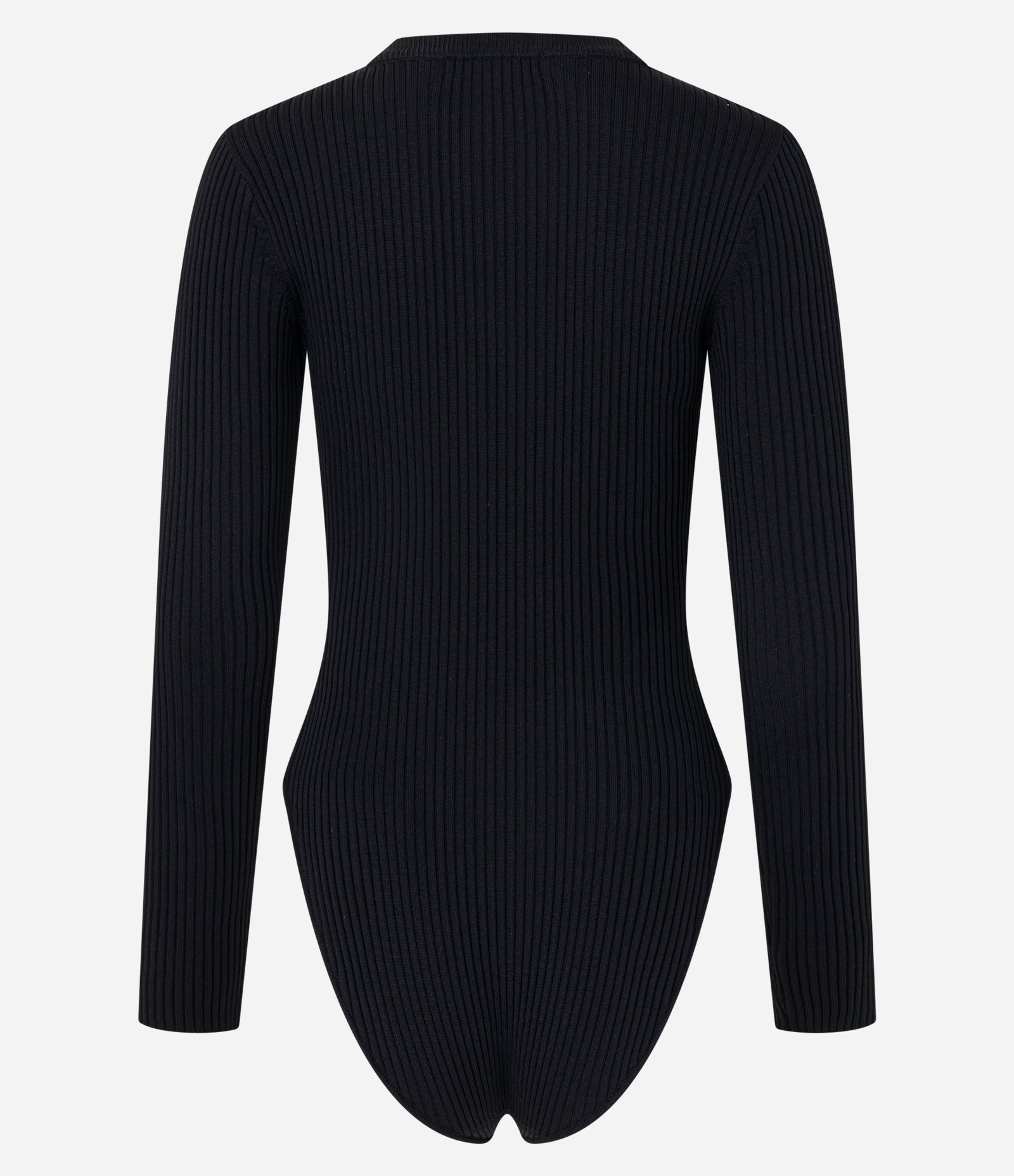 Body em Tricô Texturizado e Botões Frontais Preto 7