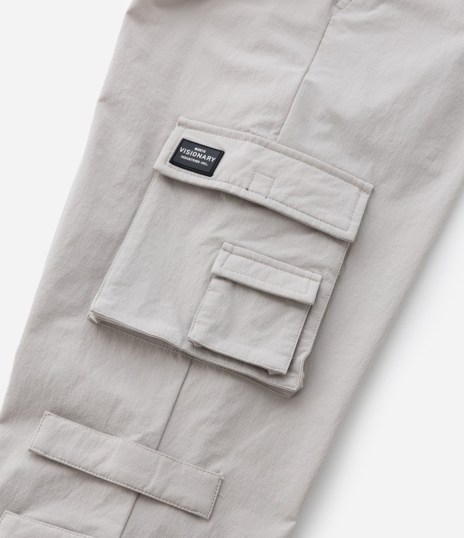 Calça Infantil em Microfibra com Bolsos e Velcro - Tam 5 a 14 Anos Cinza 10