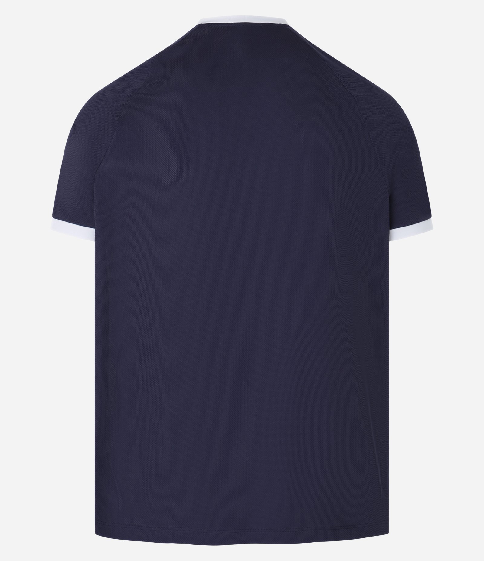 Camiseta Esportiva de Futebol em Tecnologia Dry em Recortes Contrastantes Azul 7