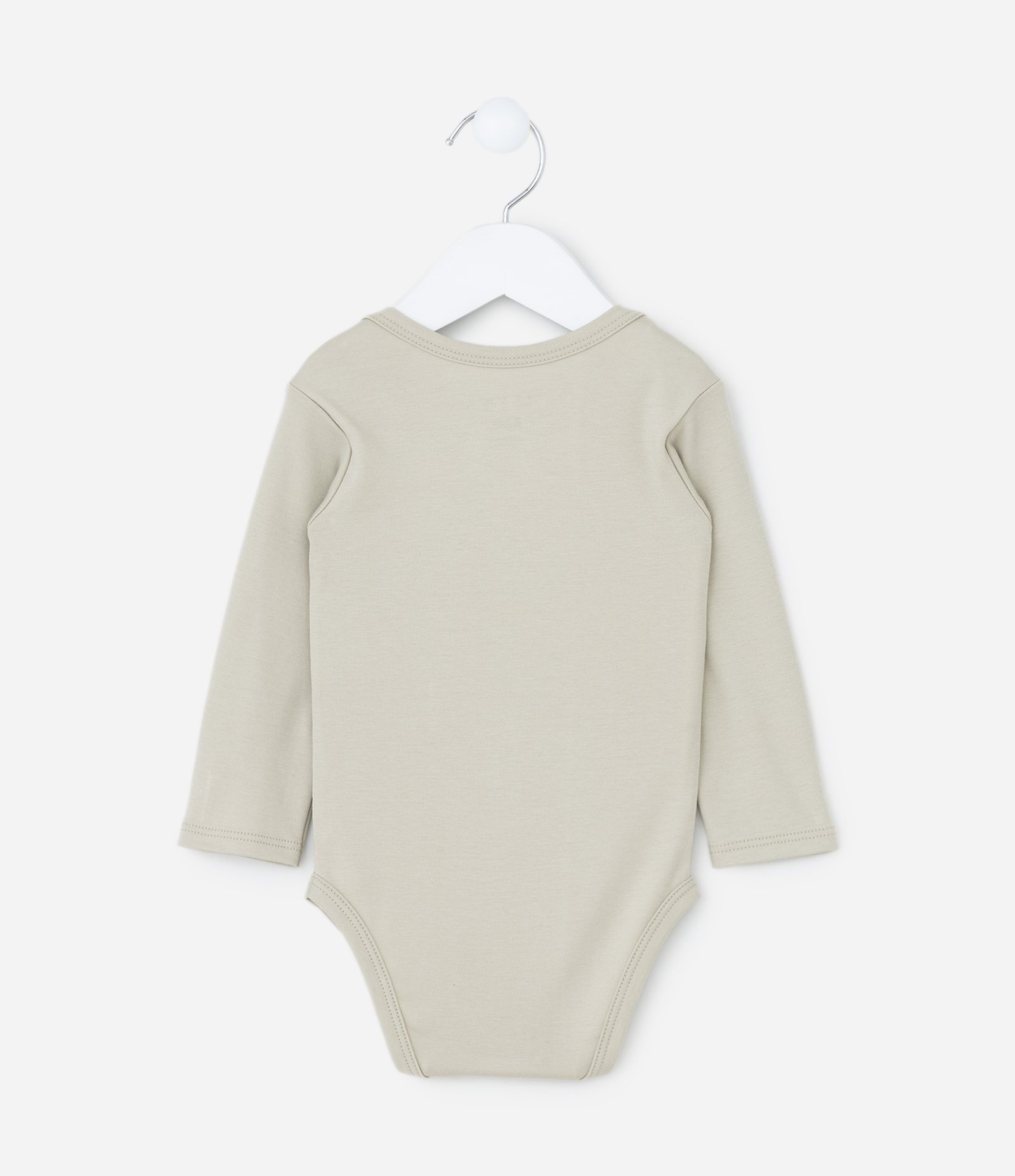 Body Infantil Básico em Algodão Peruano - Tam RN a 18 meses Verde 2