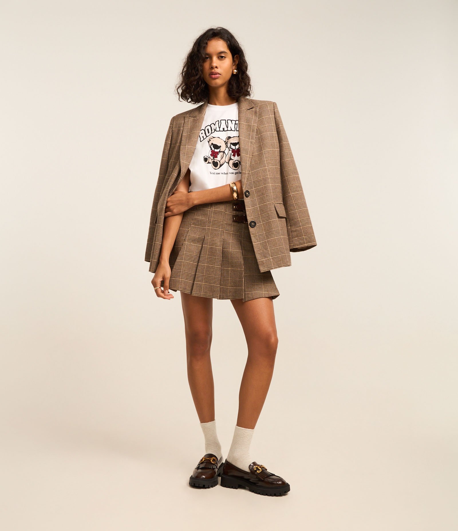 Camiseta em Algodão com Estampa Romantic Bears Branco 3