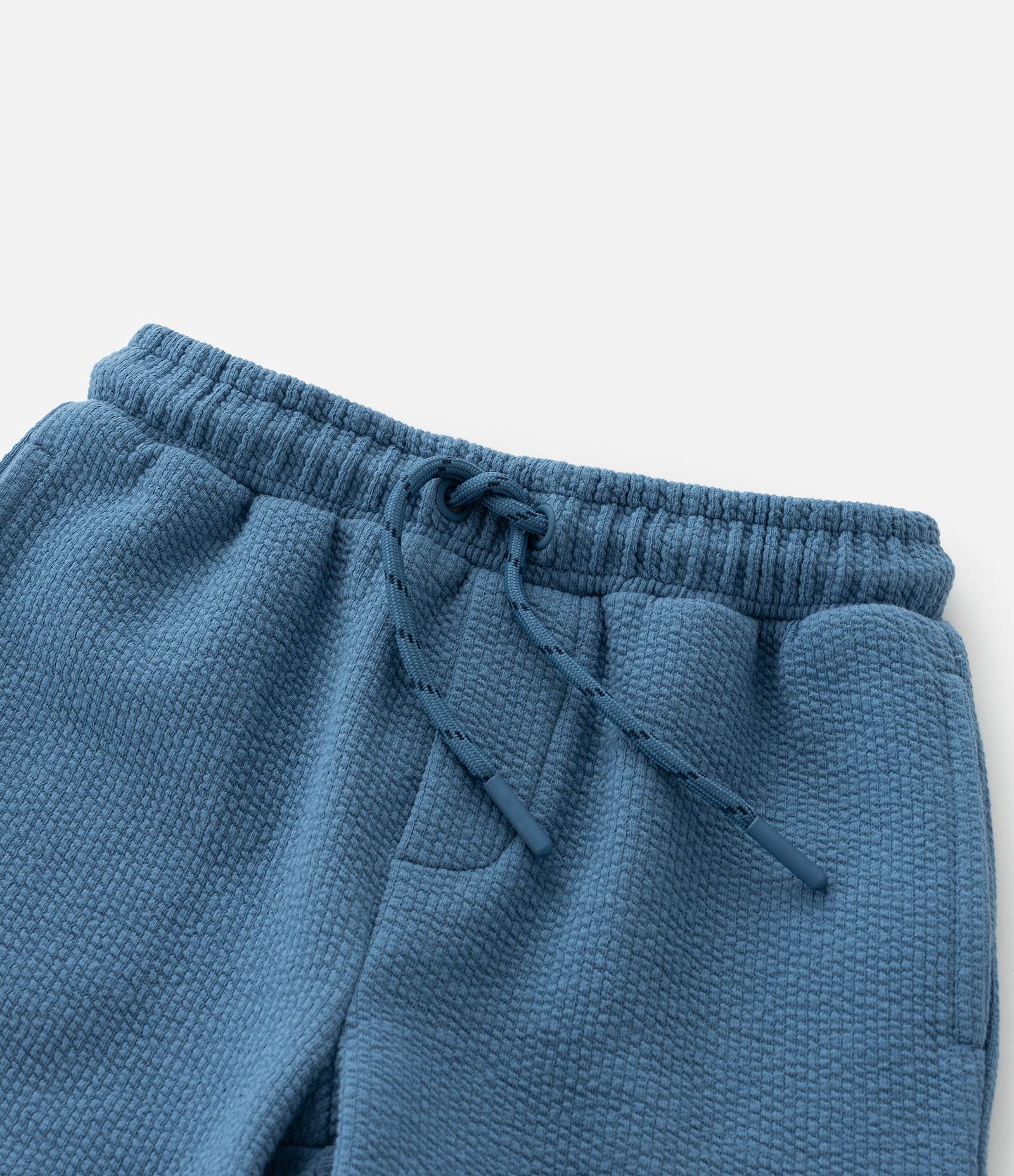 Bermuda Infantil Texturizada com Bolsos - Tam 1 a 6 Anos Azul 7