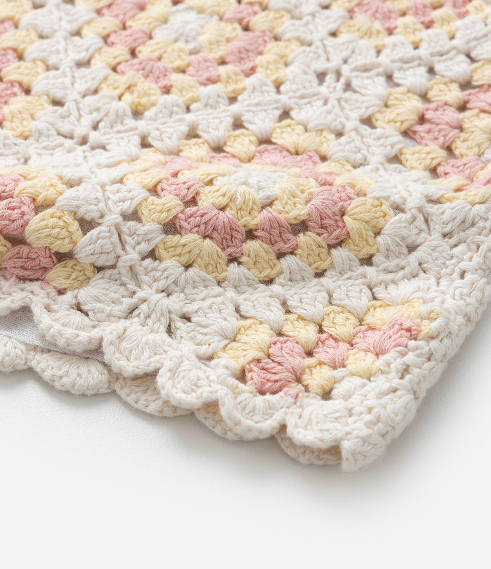 Short Infantil com Efeito Crochê - Tam 1 A 5 Anos Bege 6