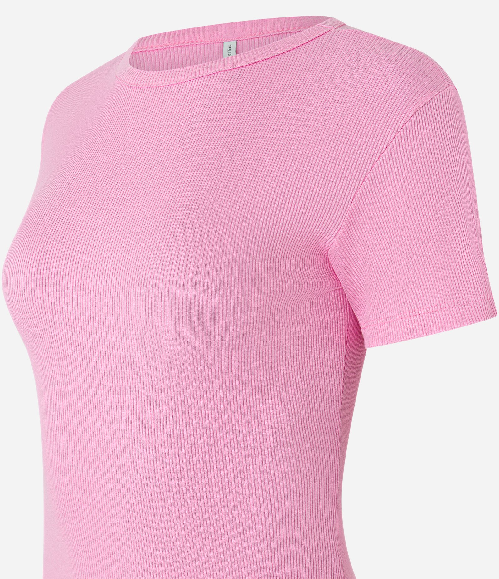 Blusa Básica Texturizada em Viscose com Acabamento Frufru 4