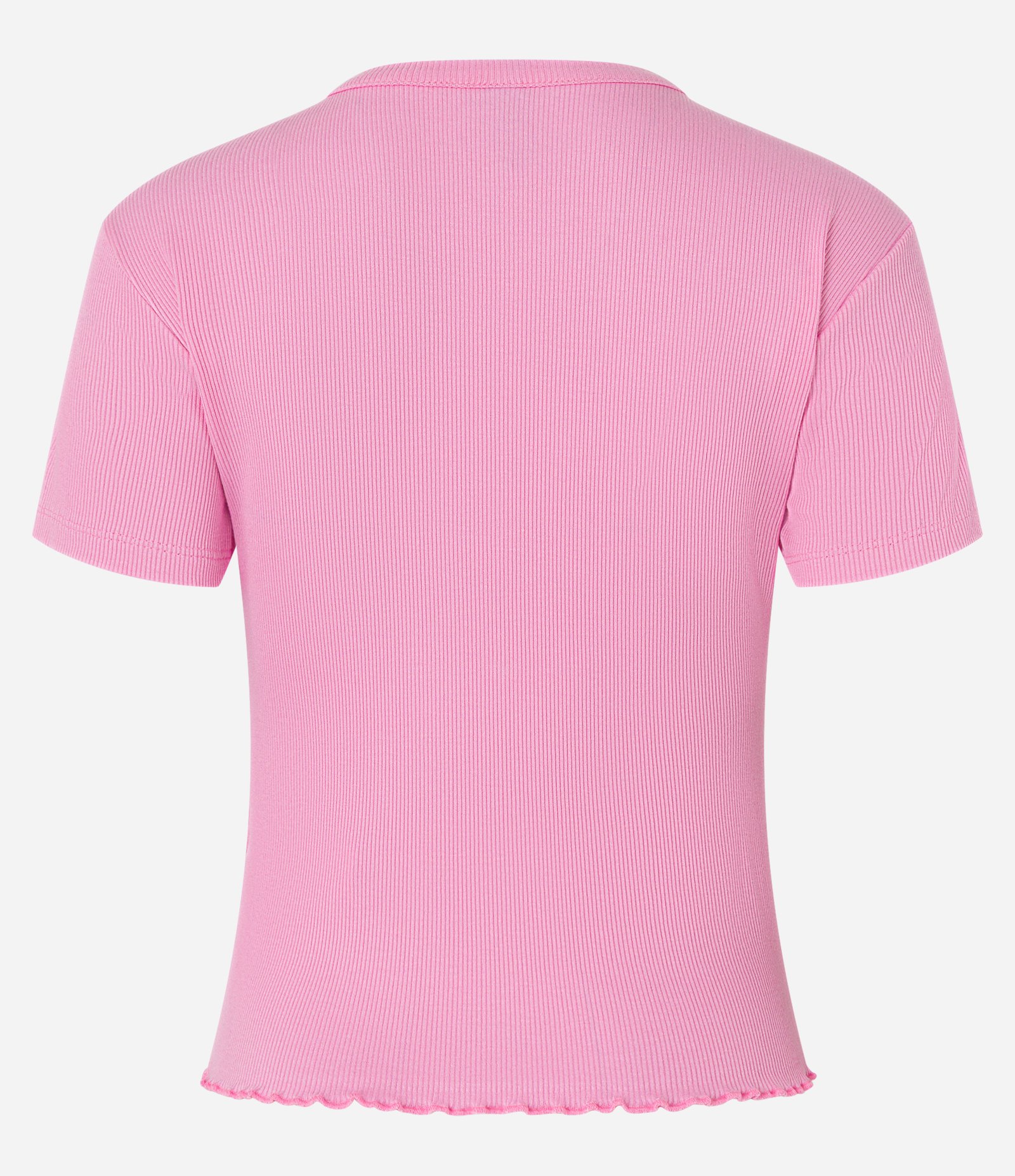 Blusa Básica Texturizada em Viscose com Acabamento Frufru 5