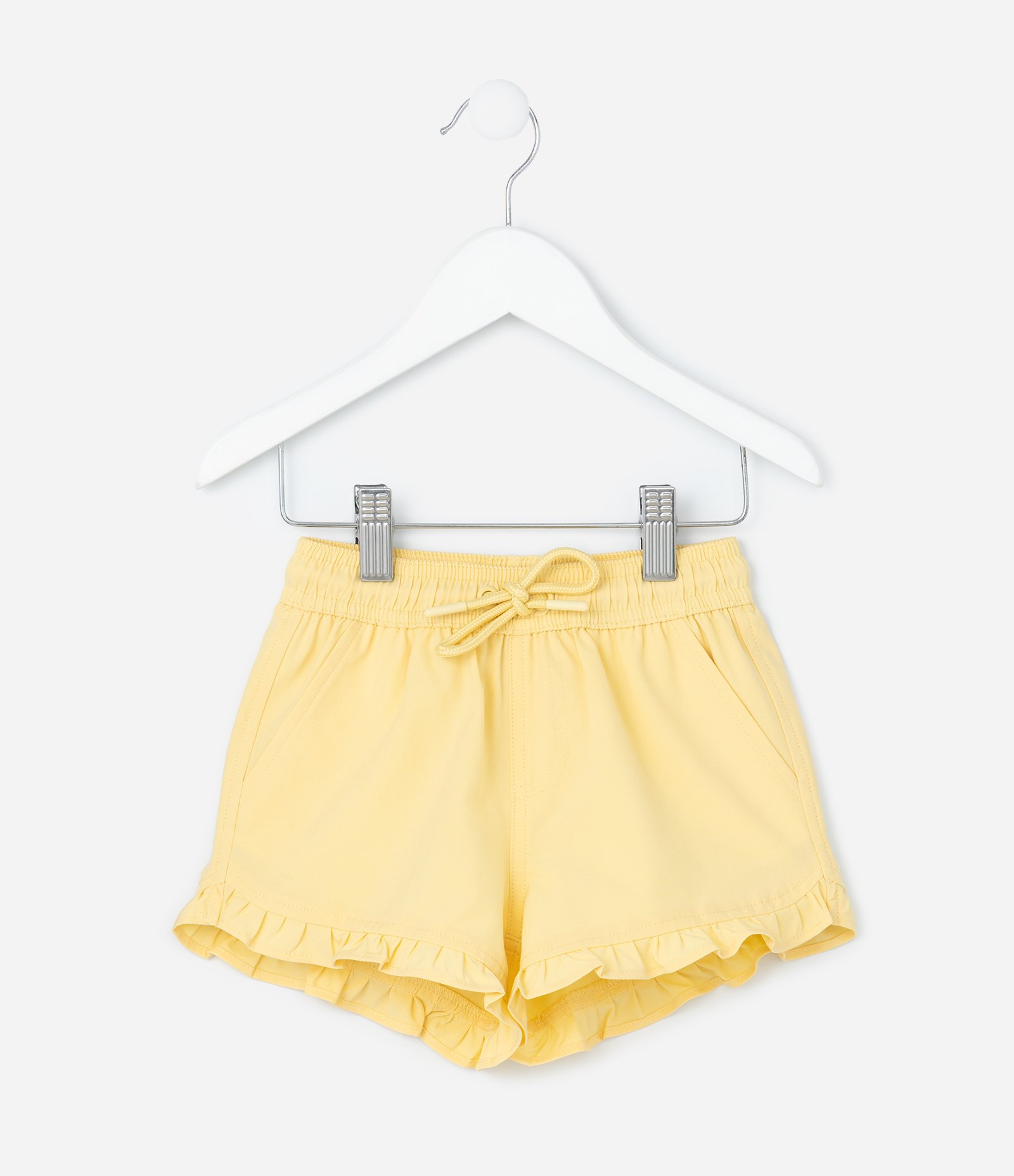 Short Infantil com Babadinhos - Tam 1 a 5 Anos Amarelo 1
