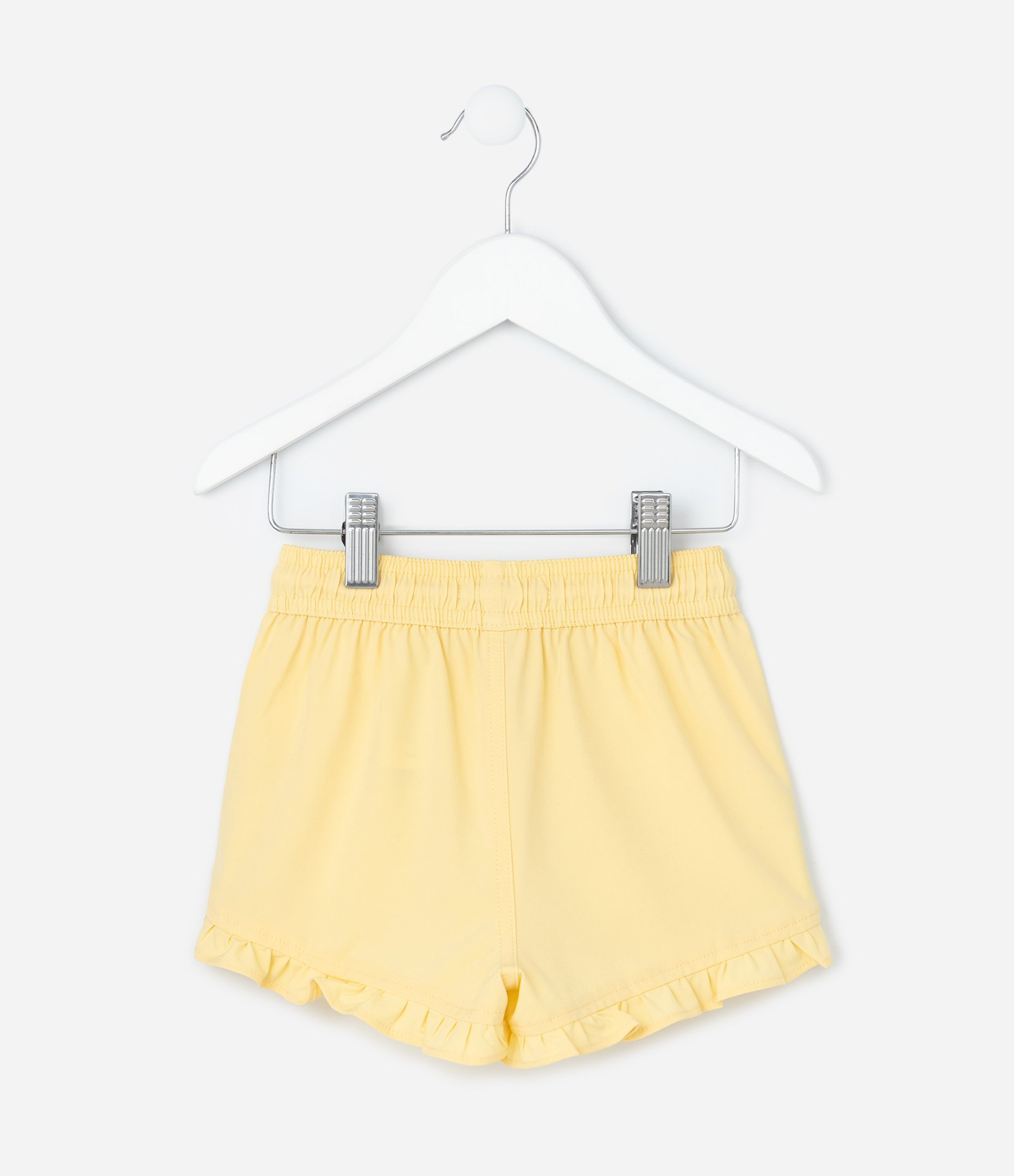 Short Infantil com Babadinhos - Tam 1 a 5 Anos Amarelo 2