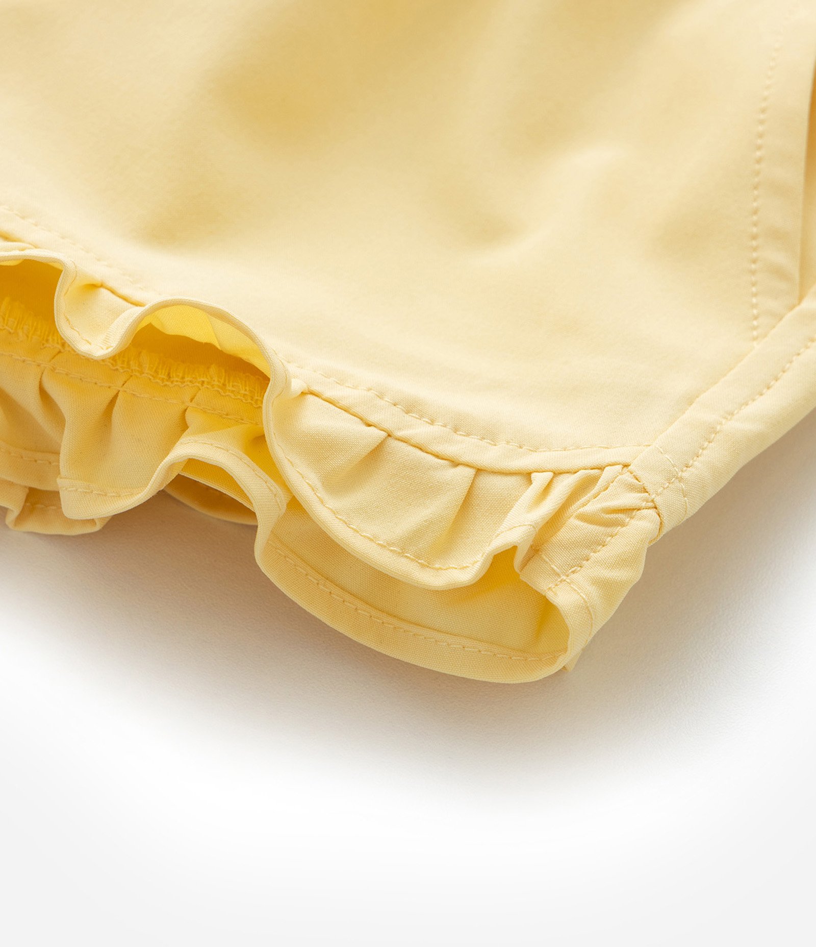 Short Infantil com Babadinhos - Tam 1 a 5 Anos Amarelo 3