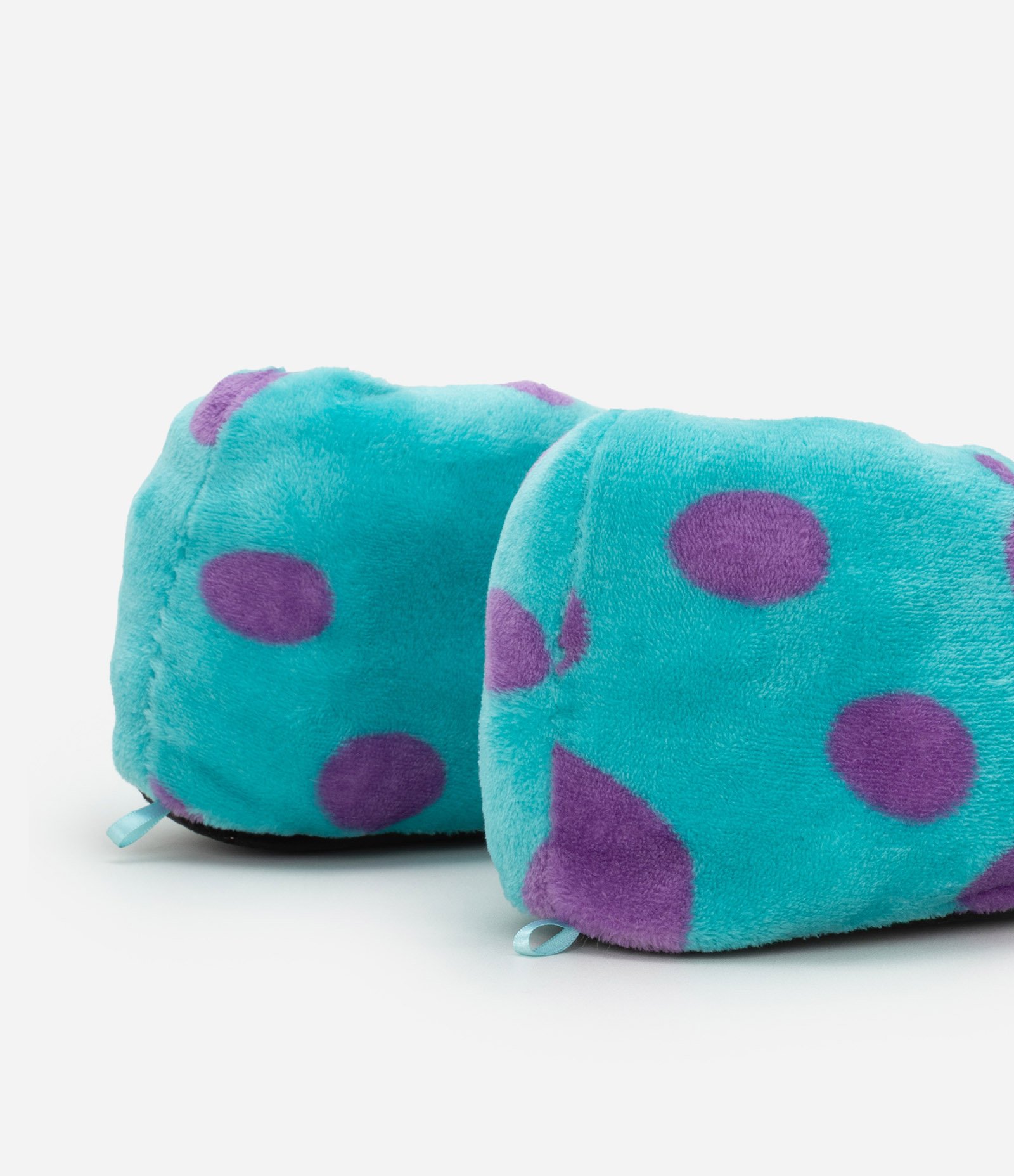 Pantufa Fechada Pata do Sulley Monstros SA Azul/Roxo 3