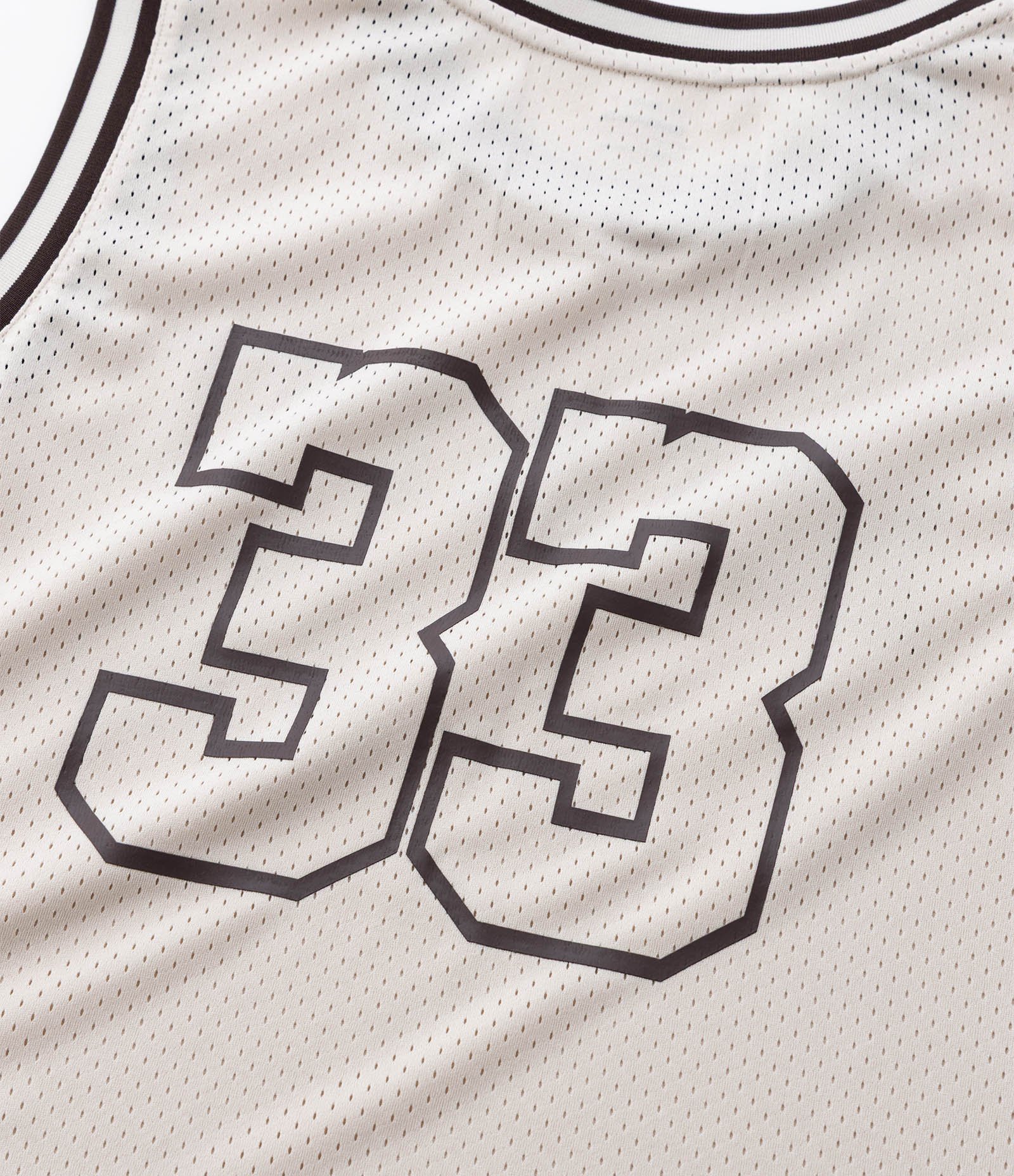 Regata Esportiva de Basquete com Tecnologia Dry e Estampa Lettering Miami Bege 13