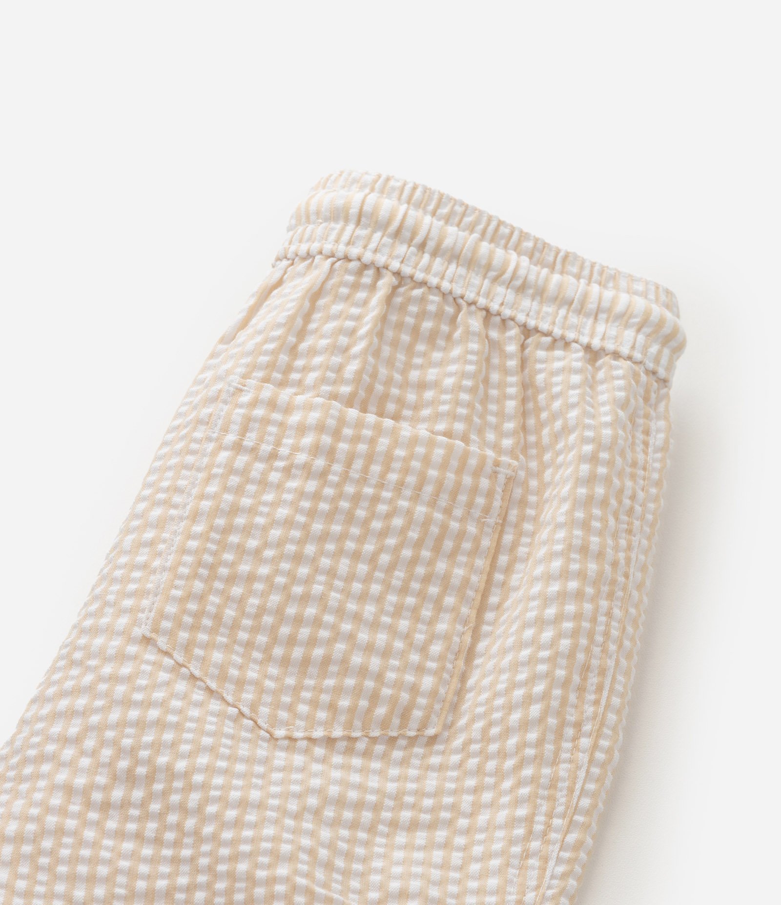 Bermuda Infantil Listrada e com Bolsinho - 0 a 18 meses 7