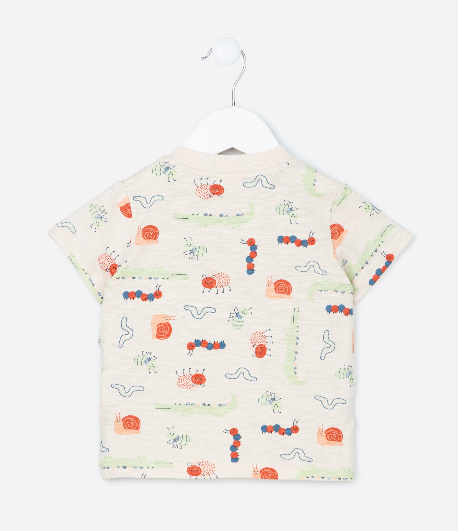 Conjunto Infantil com Estampa Bichinhos - Tam 0 a 18 meses Bege/Marrom 4