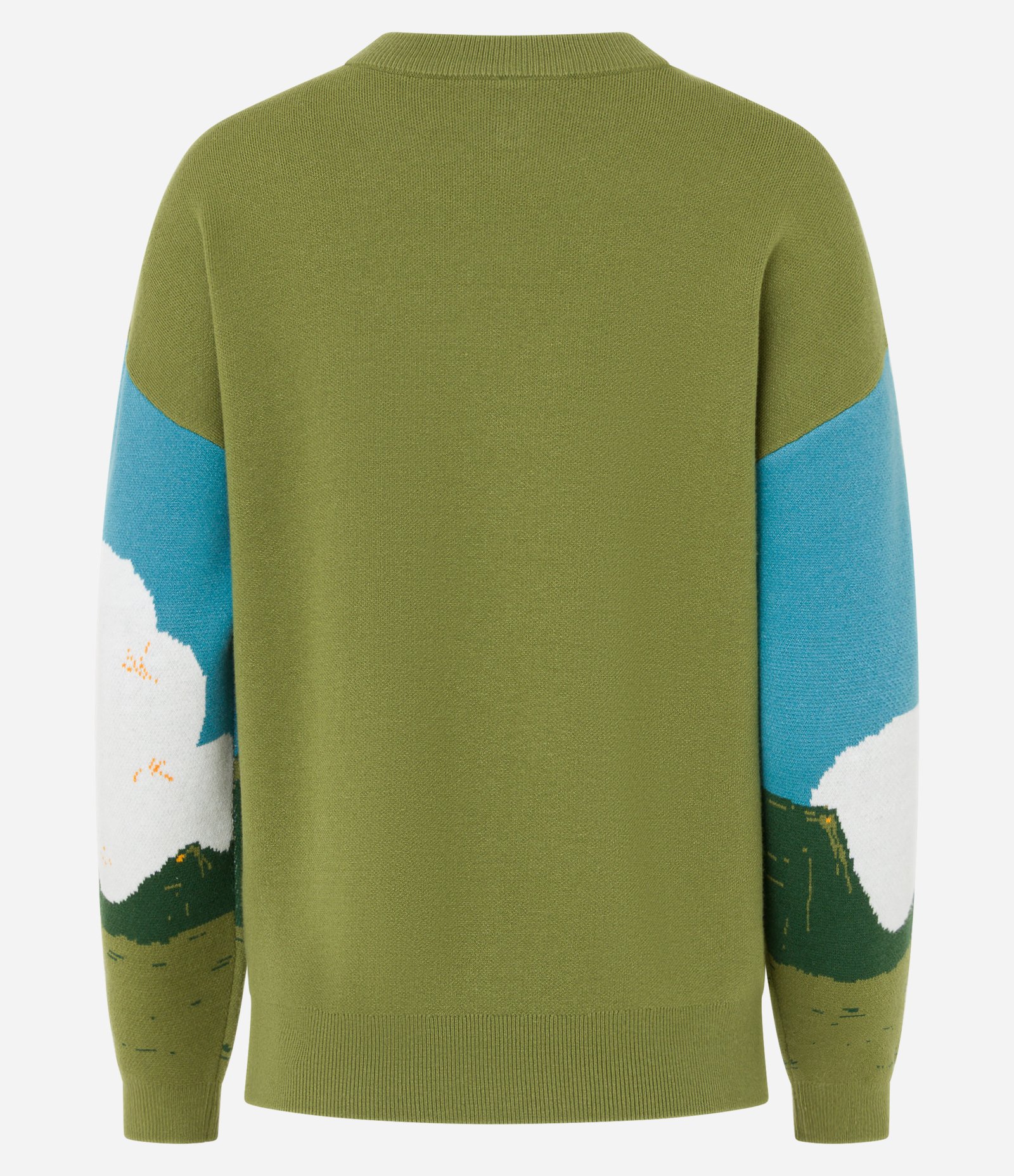 Suéter em Jacquard com Estampa Patinhos na Lagoa Multicores 9