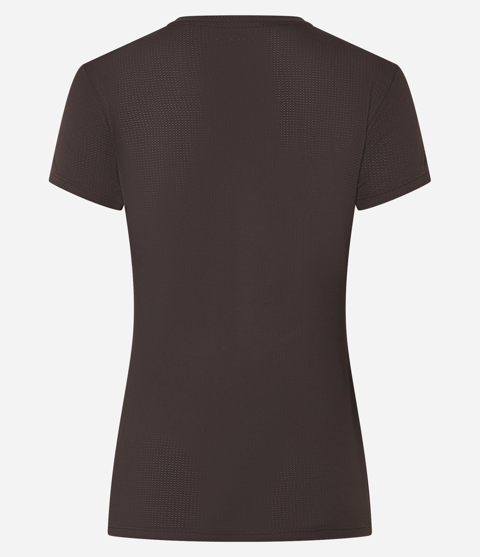 Camiseta Esportiva em Microfibra Texturizada com Estampa Sunday Coffee Marrom 7