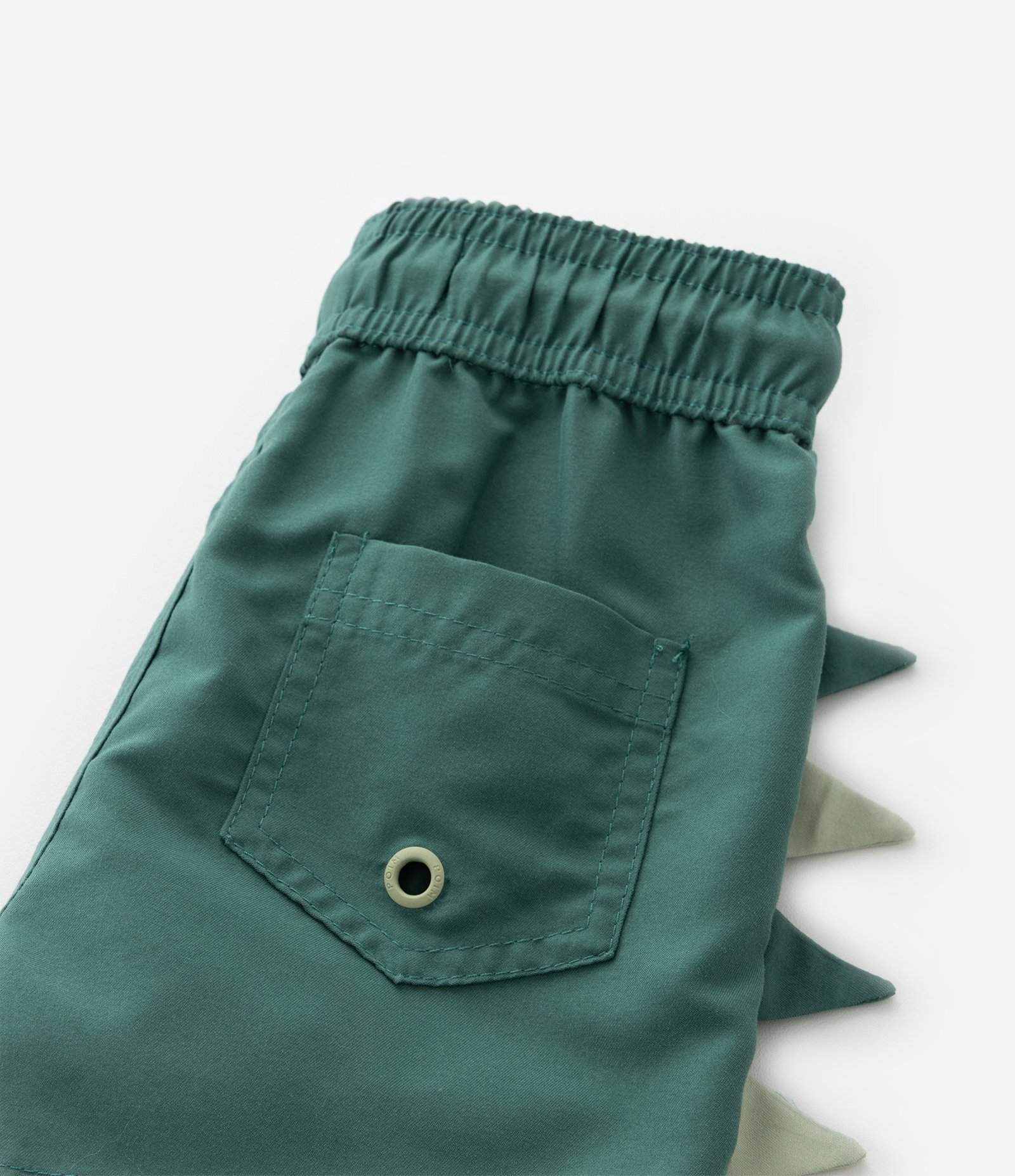 Bermuda Infantil em Microfibra com Crista Interativa - 1 a 6 Anos Verde 5