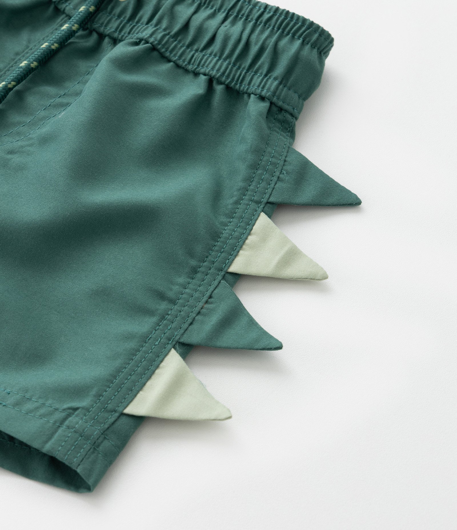 Bermuda Infantil em Microfibra com Crista Interativa - 1 a 6 Anos Verde 7