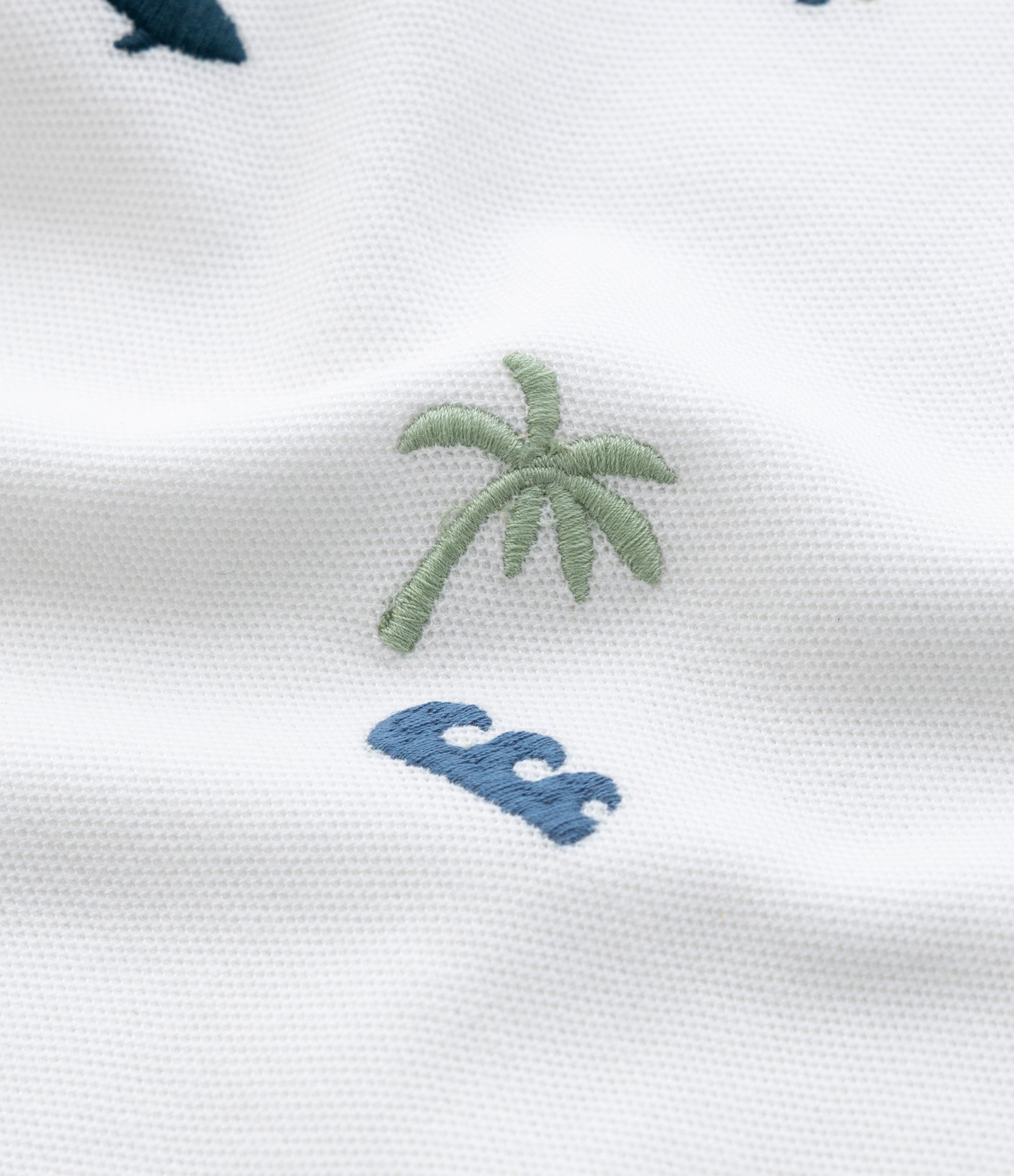 Camisa Polo Infantil com Estampa Bordada - Tam 1 A 5 Anos Branco 5