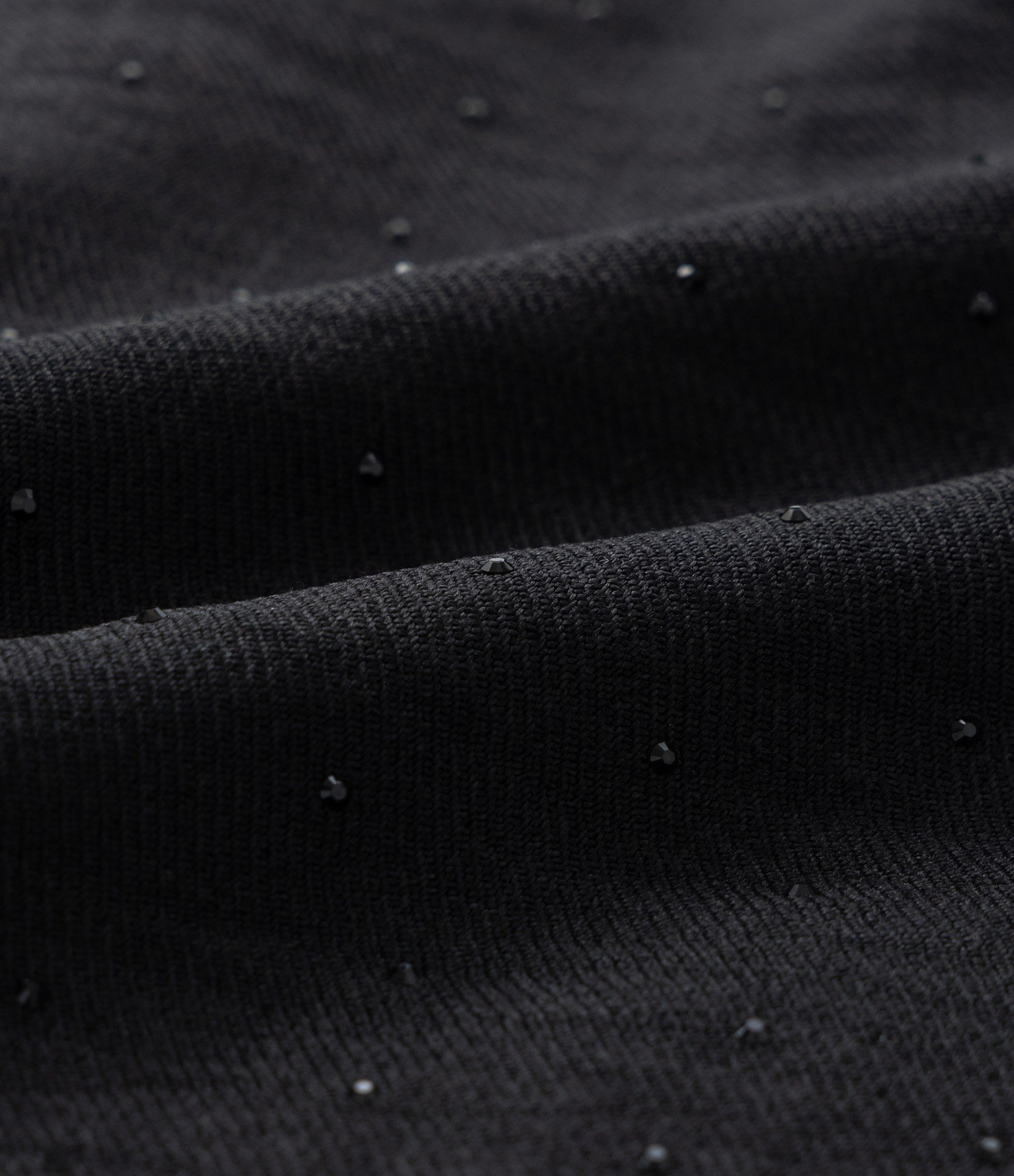 Vestido Curto em Viscose com Nó e Brilhos Curve & Plus Size Preto 8