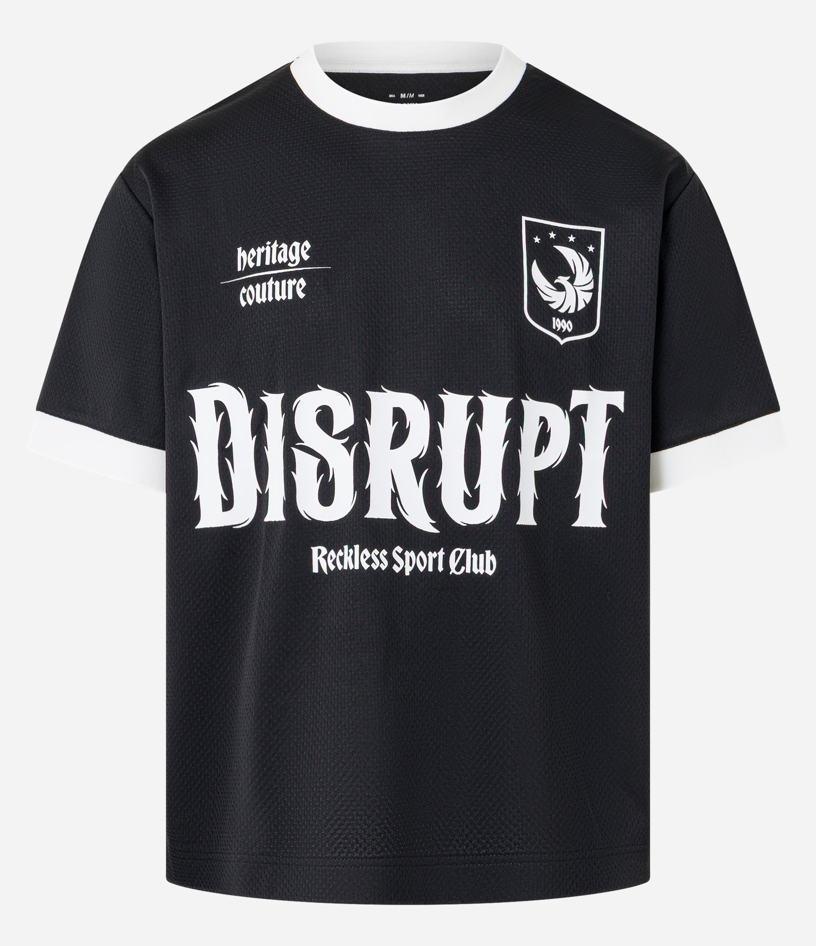 Camiseta Boxy Esportiva com Estampa Lettering Preto 5