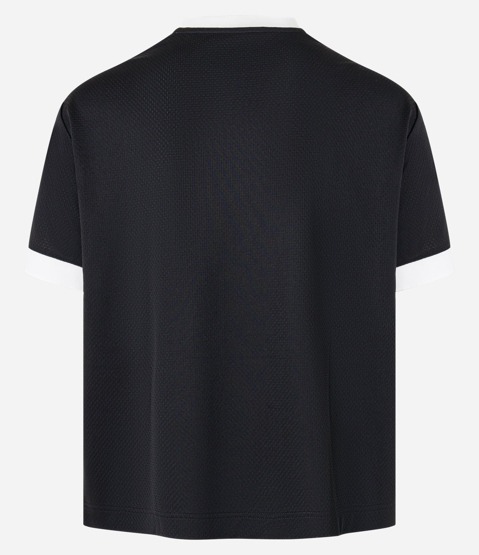 Camiseta Boxy Esportiva com Estampa Lettering Preto 7