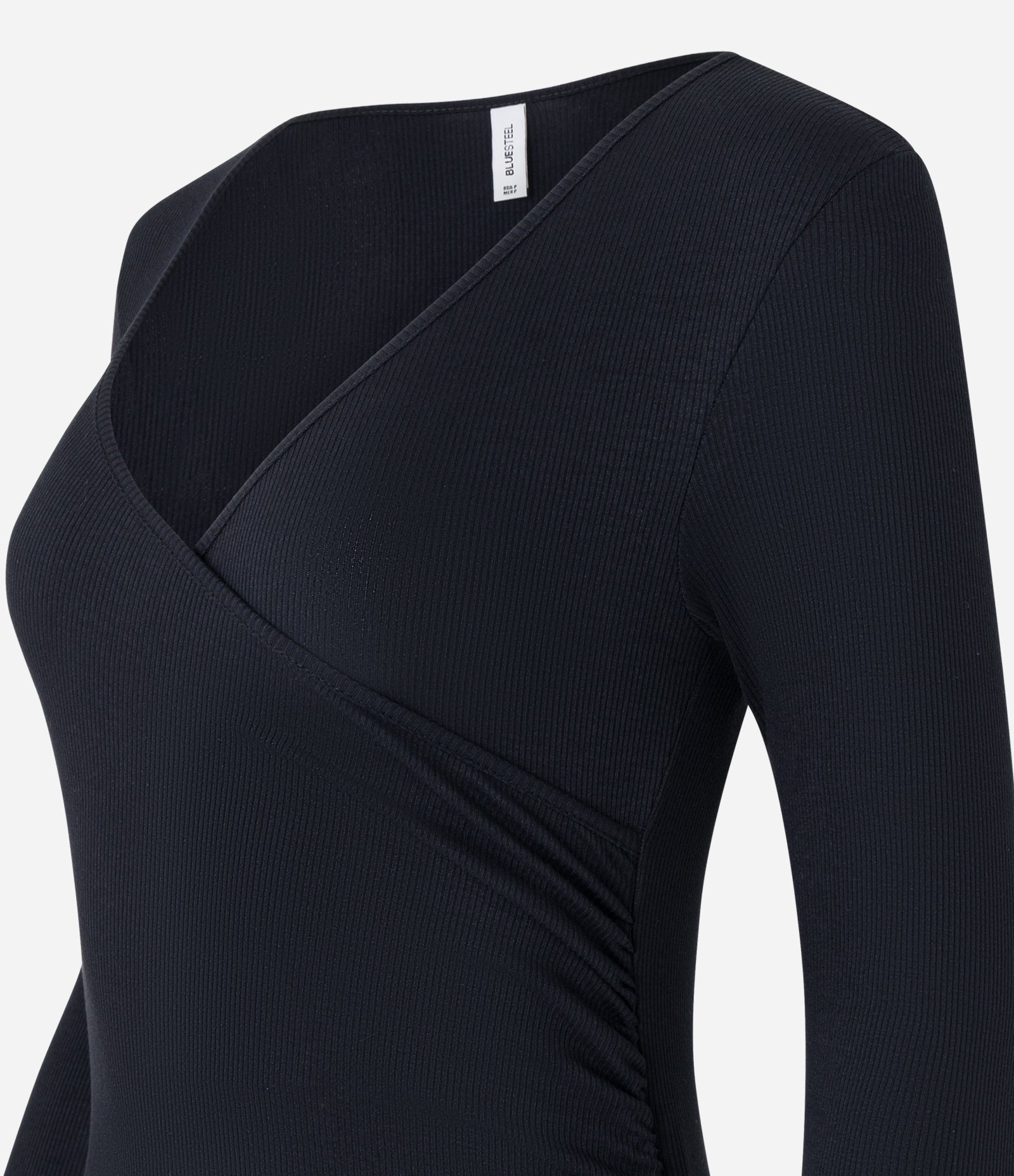 Body em Ribana com Decote Transpassado 5