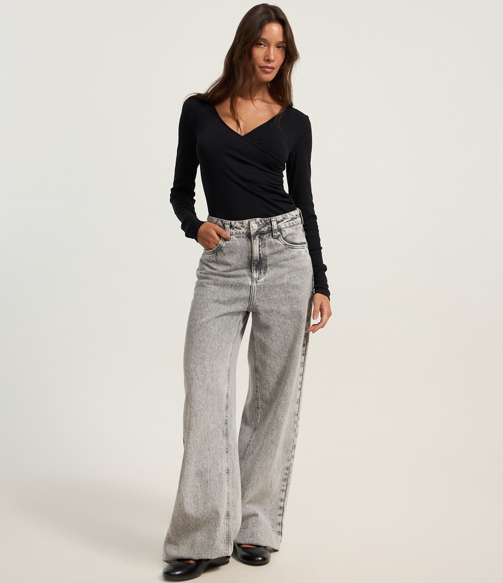 Body em Ribana com Decote Transpassado 2