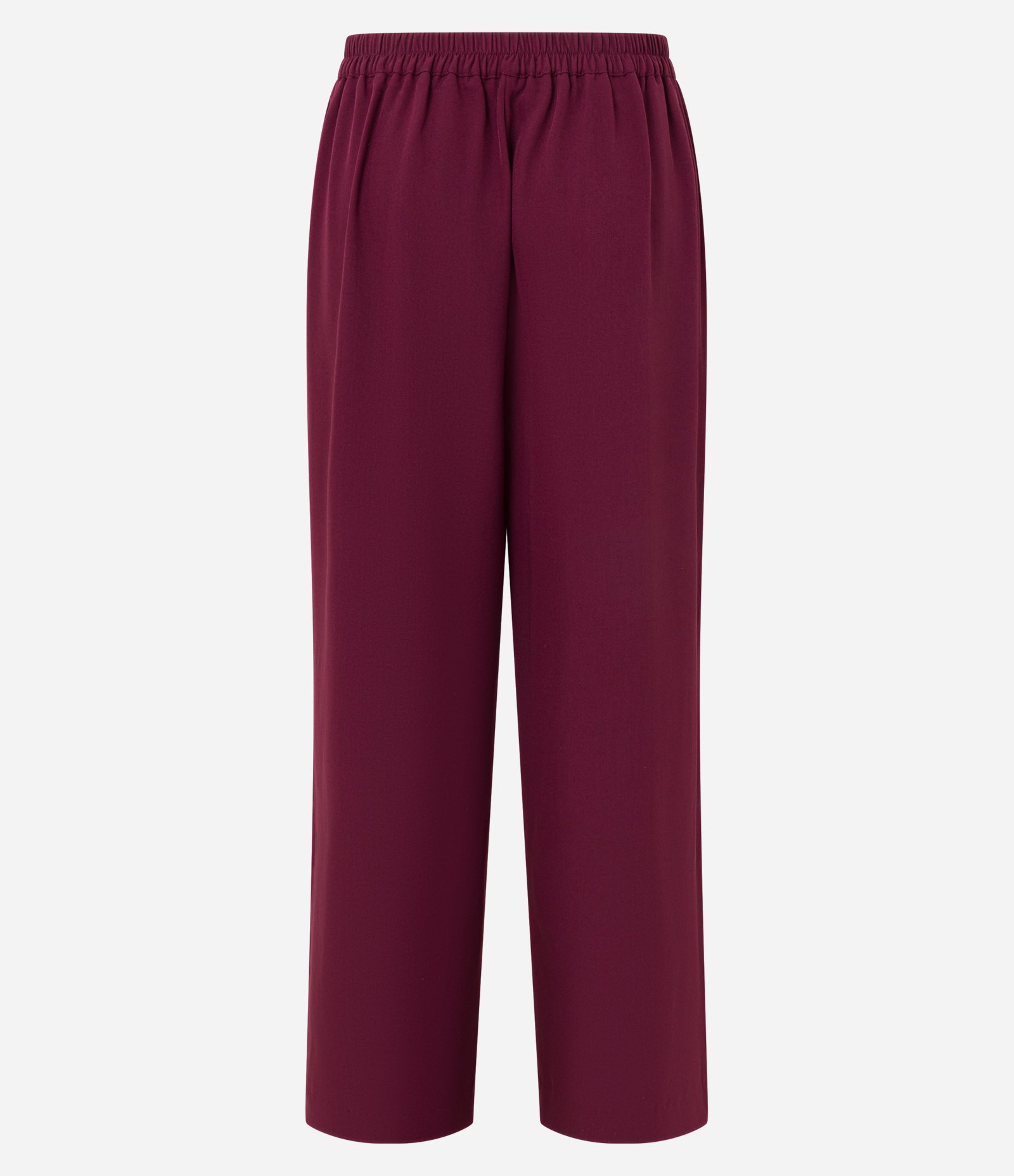 Calça Wide Leg com Corte Alfaiatado e Viés Contrastante Vermelho 6