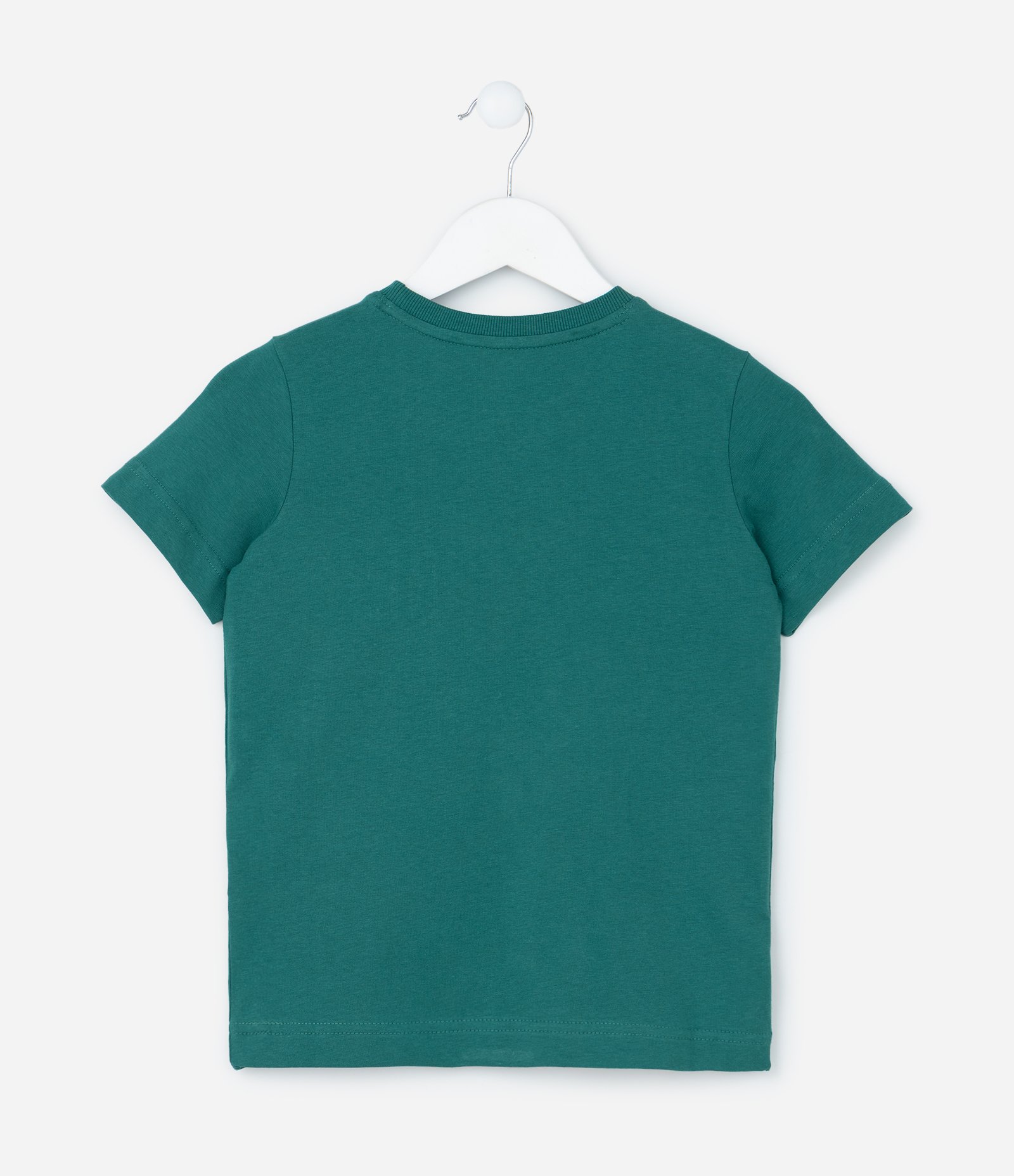 Camiseta Infantil com Estampa Relevo Champion - Tam 5 a 14 Anos Verde 3