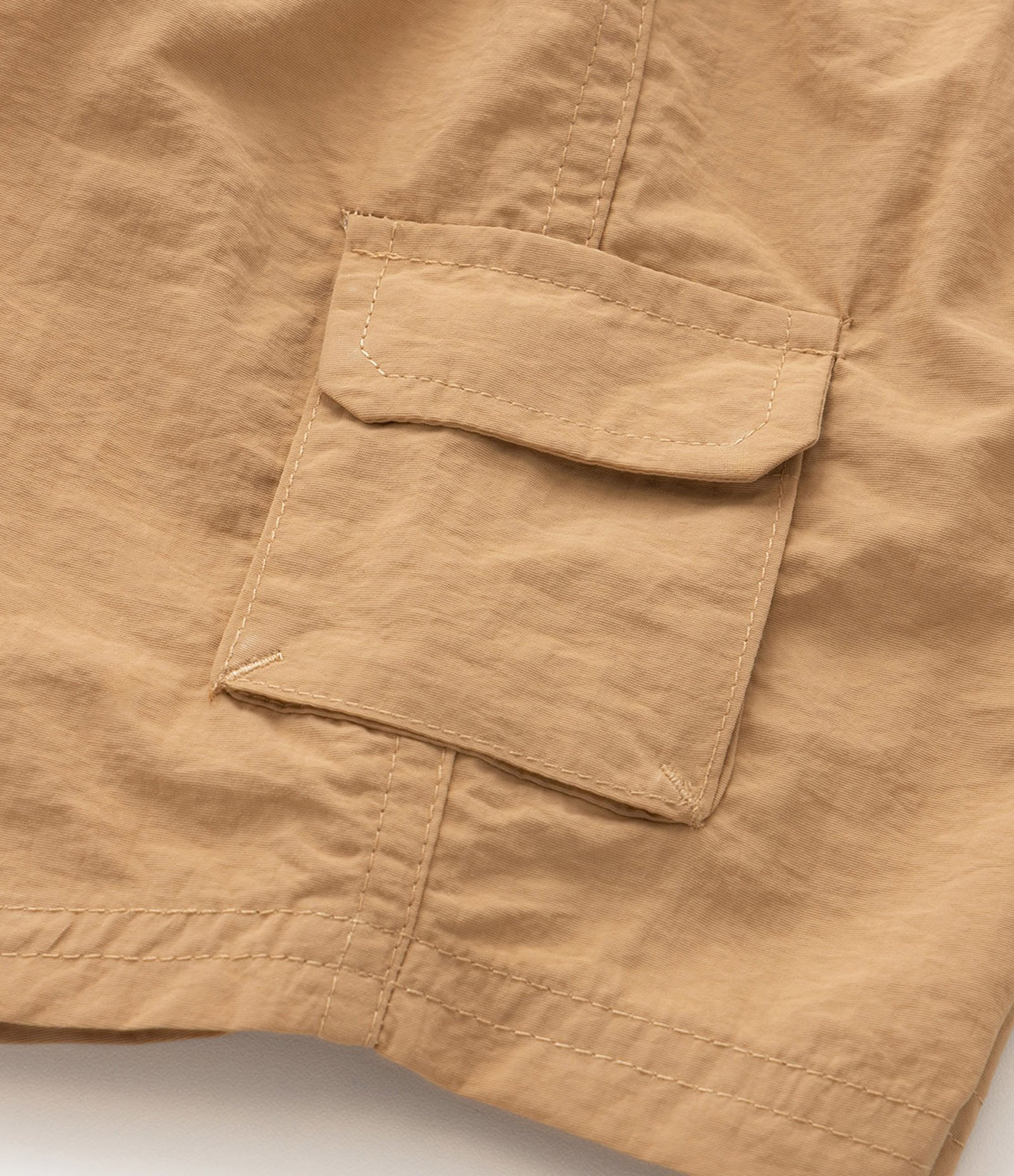 Bermuda Infantil com Bolsos Cargo - Tam 1 a 6 Anos Bege 6