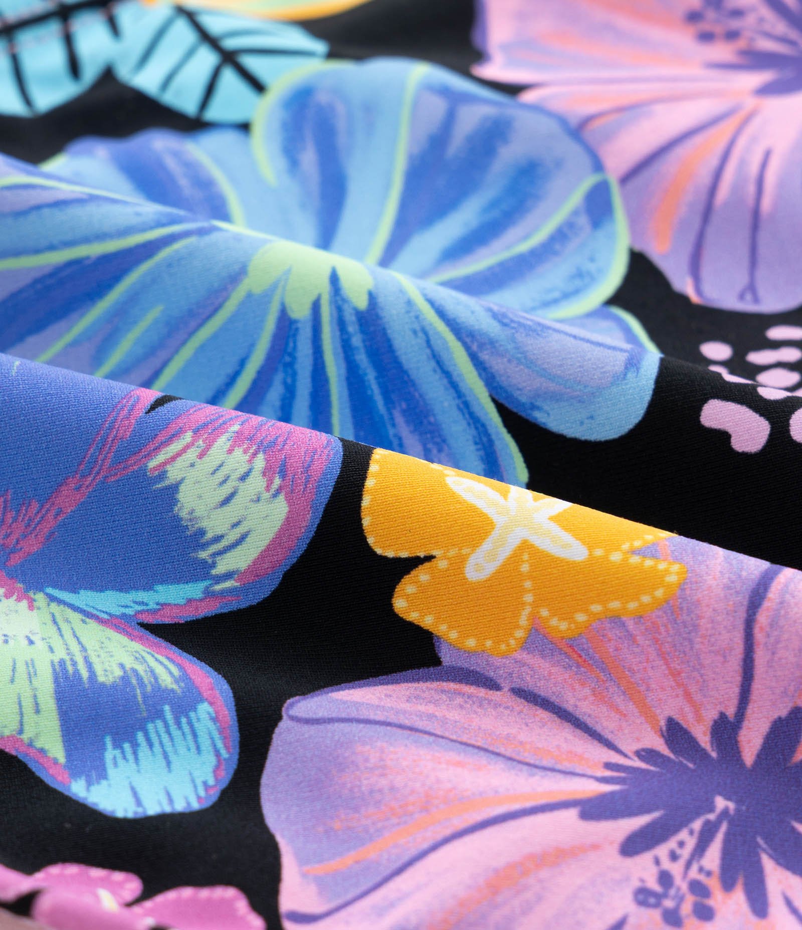 Biquíni Infantil em Microfibra com Estampa Floral Neon - Tam 5 a 14 Anos Multicores 3