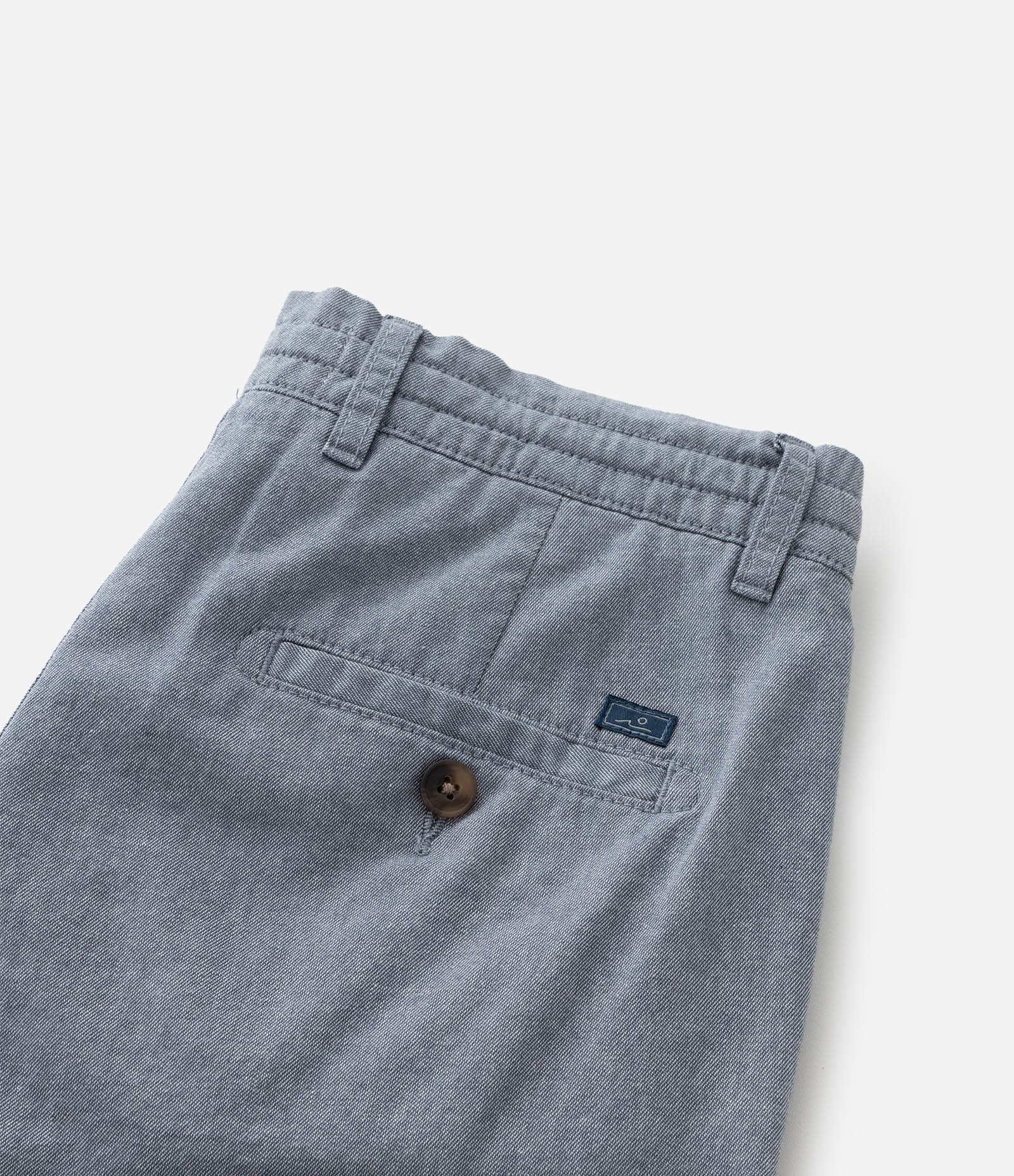 Bermuda Infantil em Sarja com Bolsos - Tam 5 a 14 Anos Cinza 6