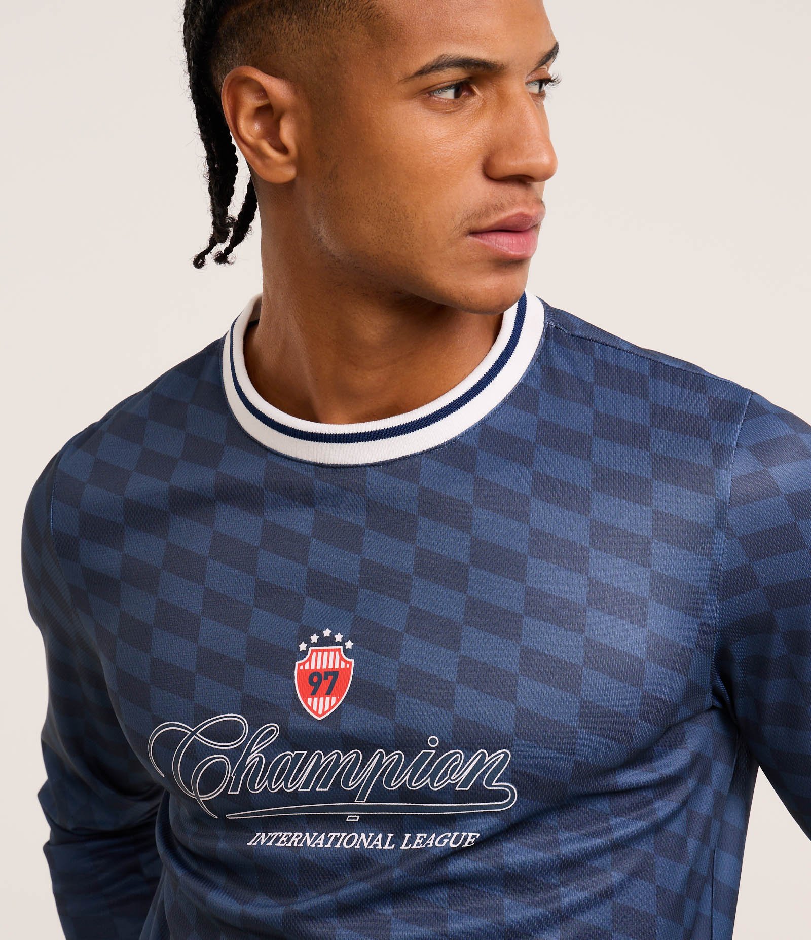 Camiseta Esportiva de Futebol em Tecnologia Dry Azul 4