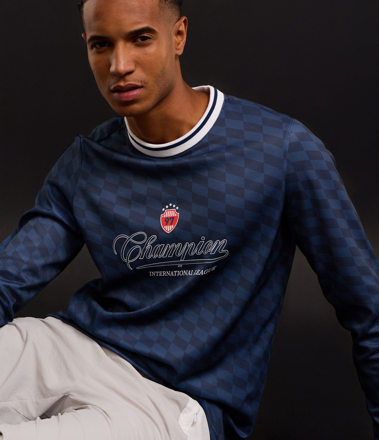 Camiseta Esportiva de Futebol em Tecnologia Dry Azul 5