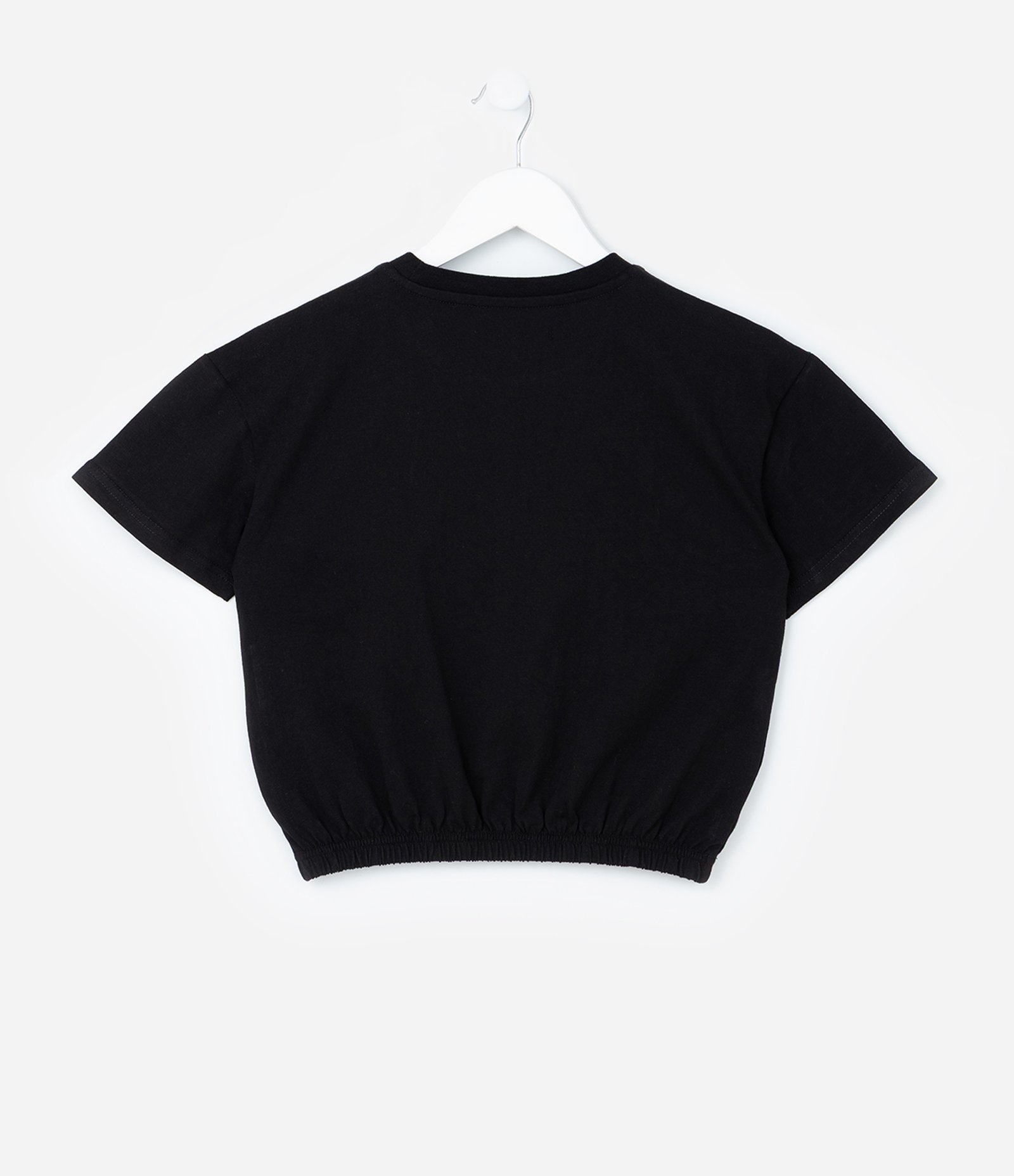 Camiseta Curta Infantil com Estampa Aranha em Foil - Tam 5 a 14 Anos Preto 3