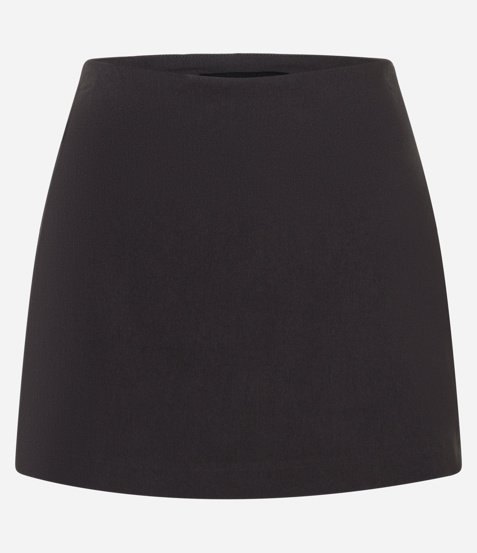 Short Saia em Bengaline com Sobreposição Cinza 6