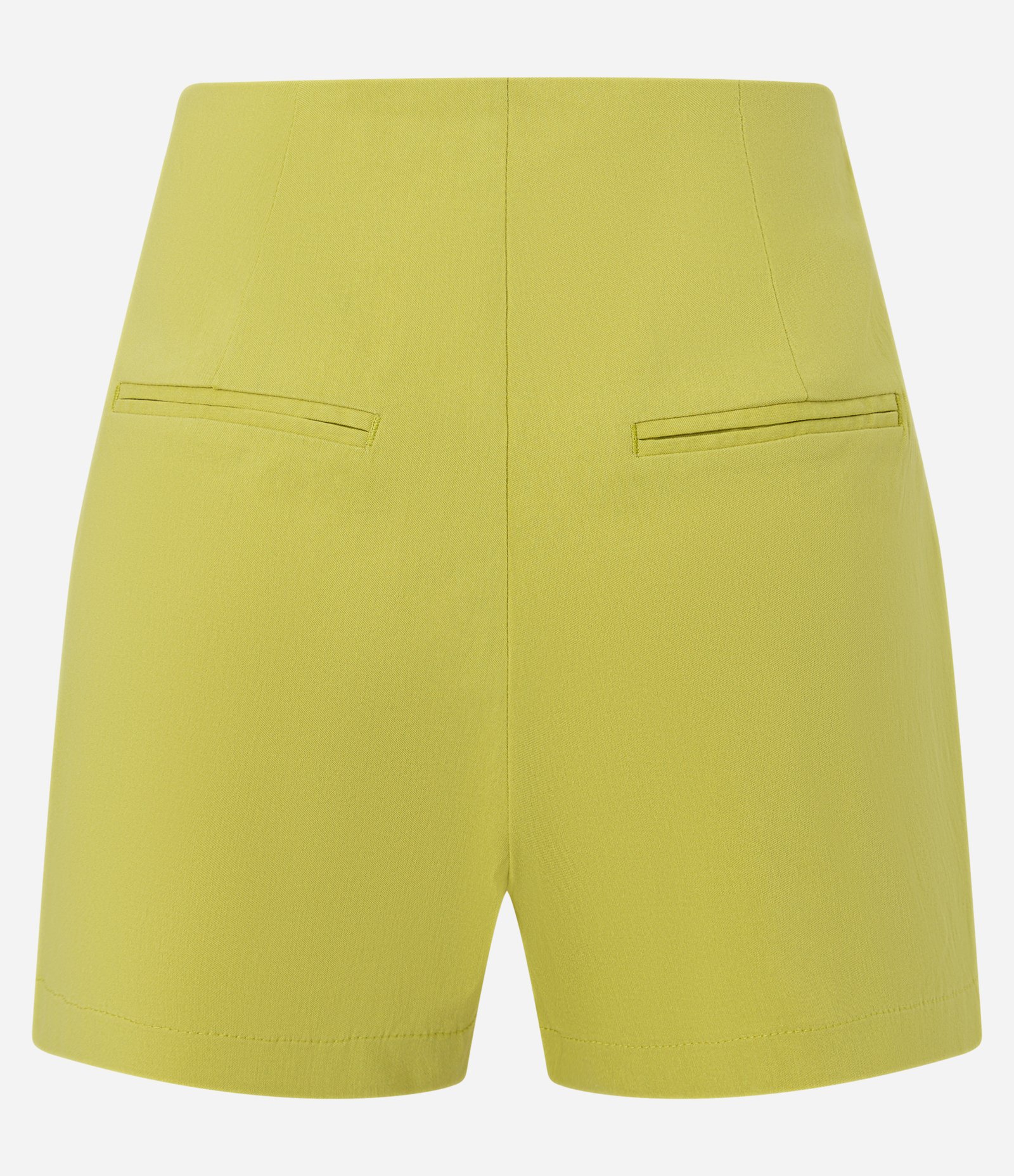 Short Saia em Bengaline com Sobreposição Verde 8