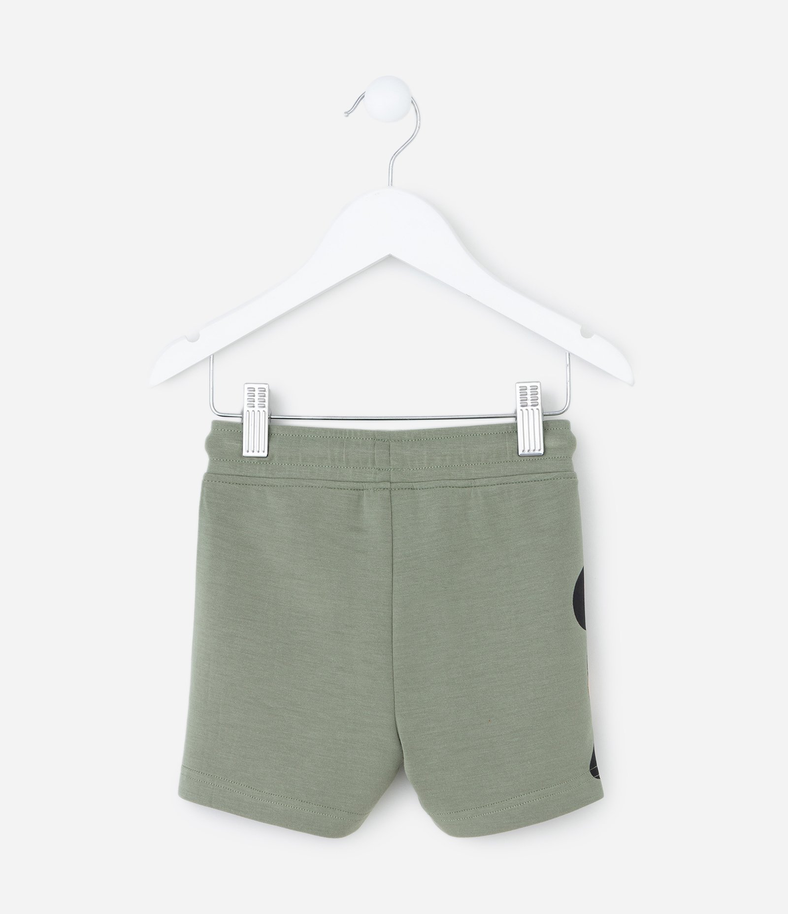 Bermuda Infantil em Modal com Estampa do Mickey - Tam 1 a 6 Anos Verde 2