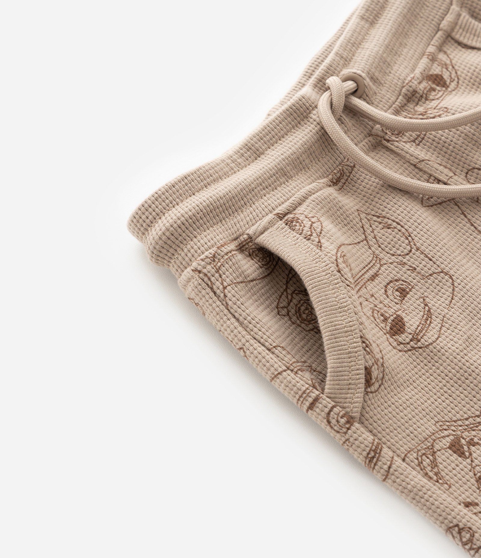 Bermuda Infantil com Textura e Estampa Patrulha Canina - Tam 1 a 6 Anos Marrom 5