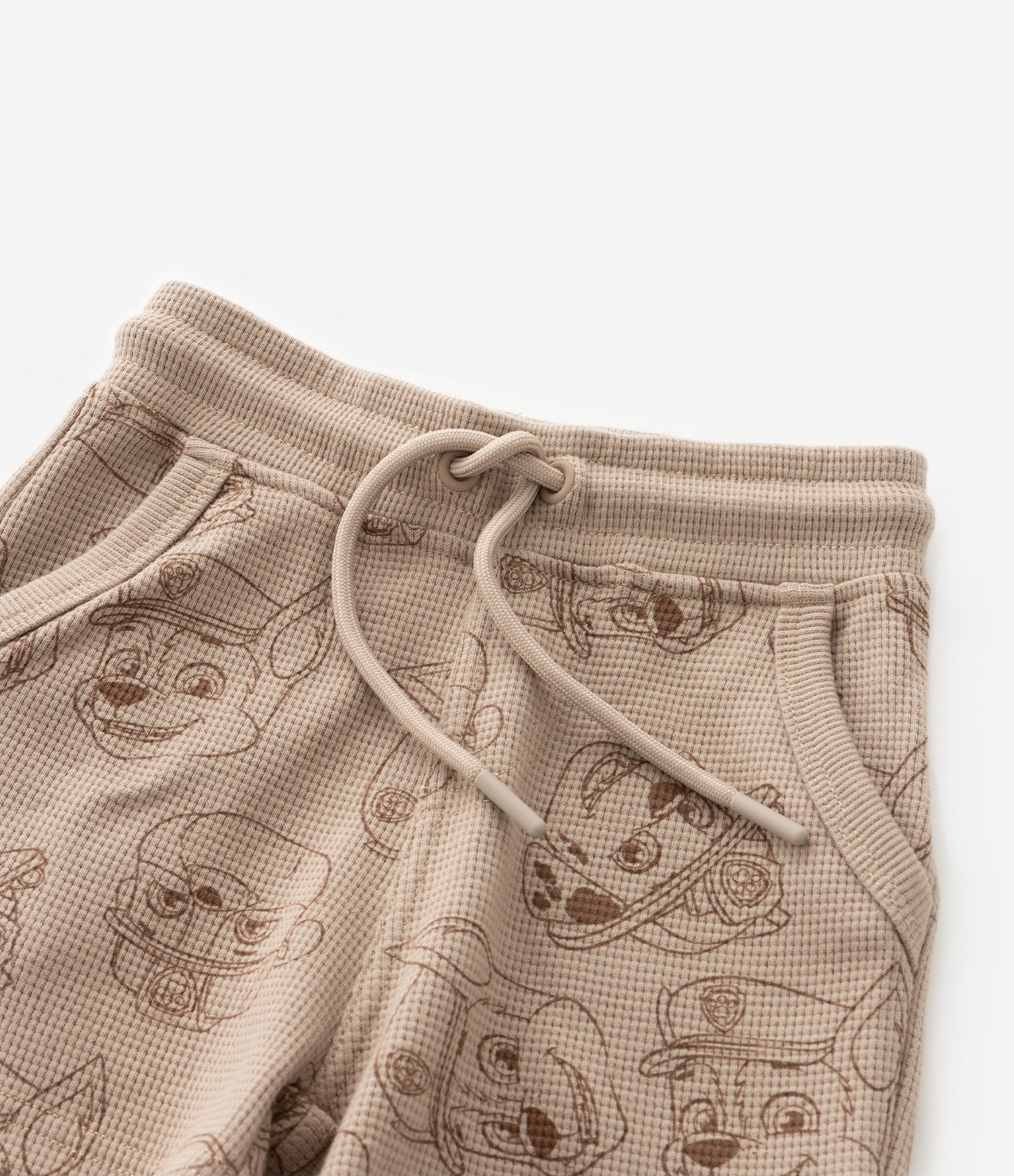 Bermuda Infantil com Textura e Estampa Patrulha Canina - Tam 1 a 6 Anos Marrom 6