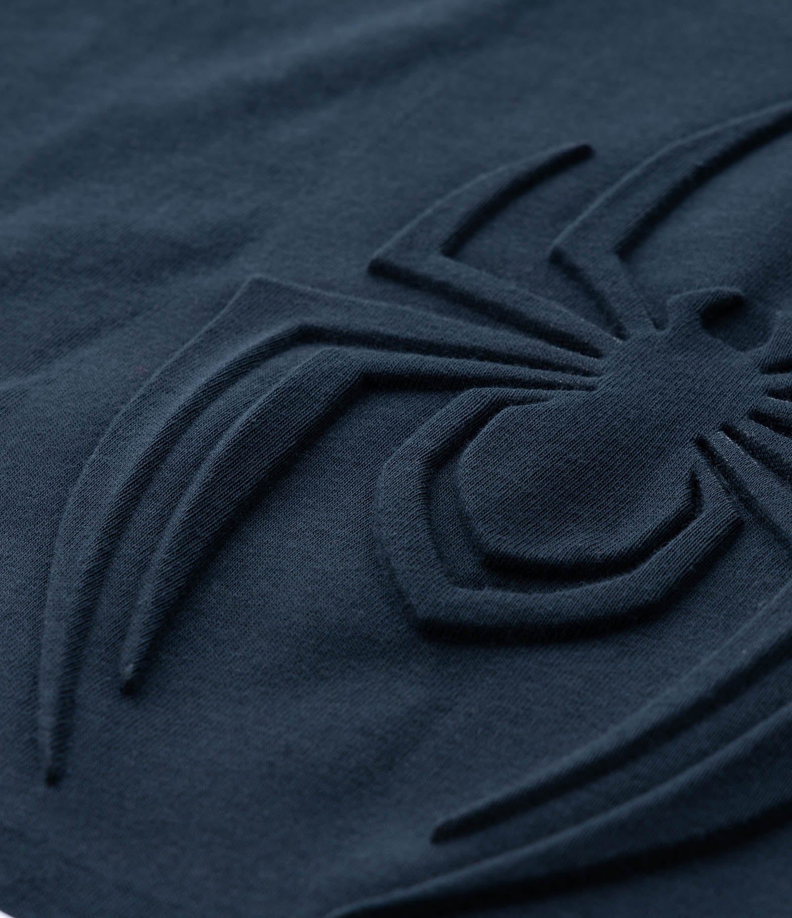 Camiseta Infantil com Relevo e Lettering Holográfico Homem-Aranha - Tam 4 a 12 Anos Azul Escuro 6