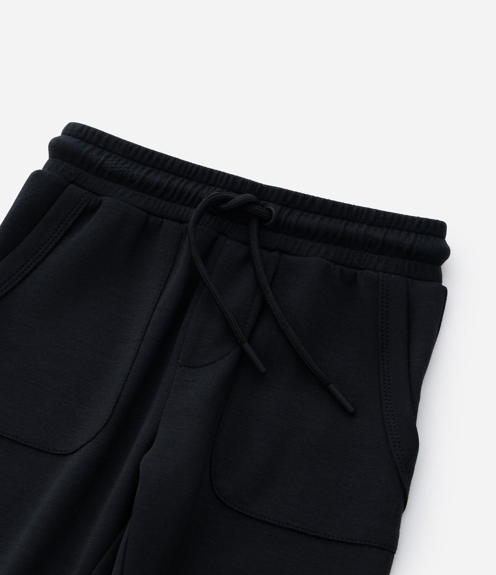 Calça Infantil com Amarração e Bolsos - Tam 1 a 6 Anos Preto 7