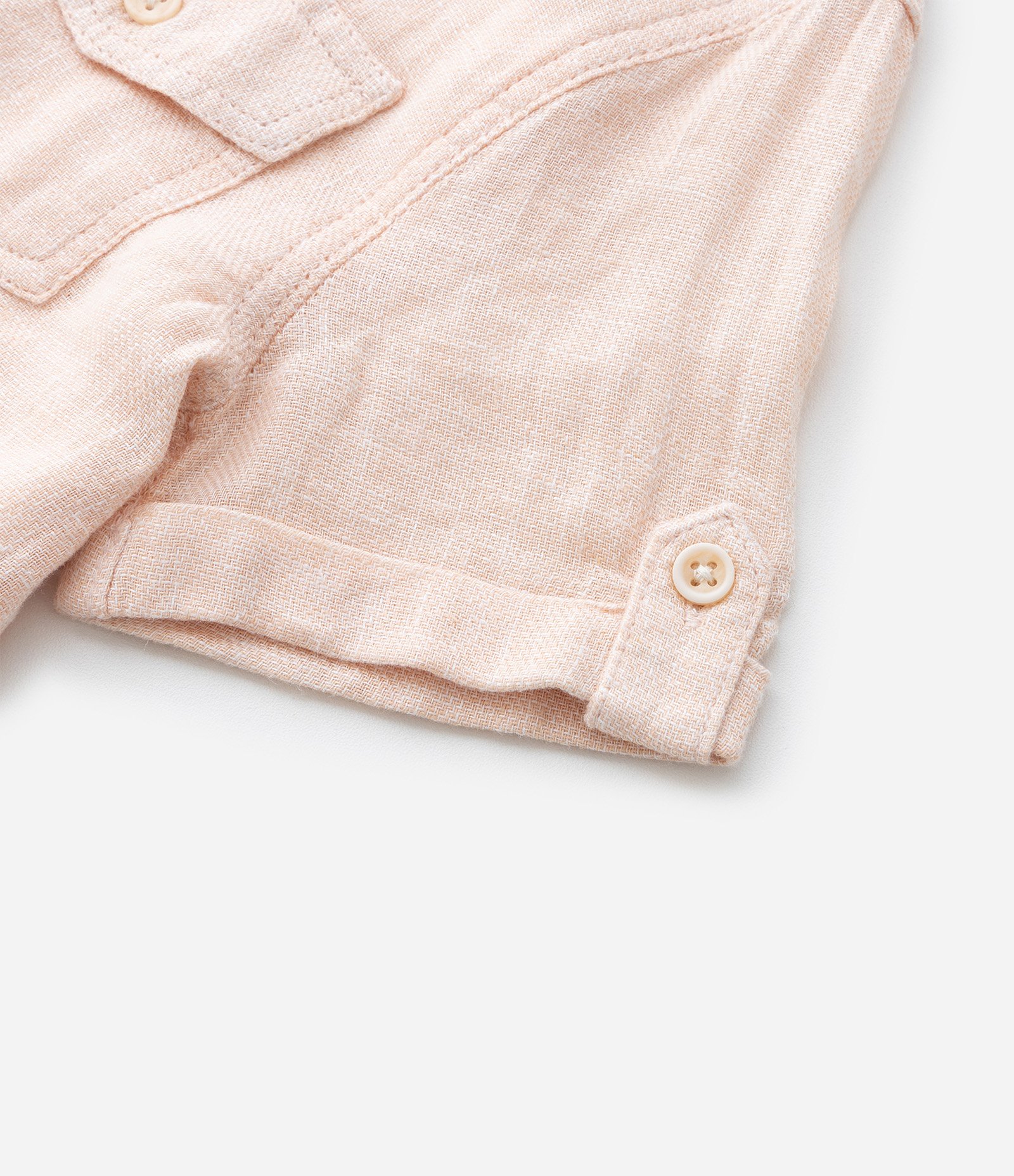 Camisa Infantil em Viscolinho com Bolsinho - Tam 1 a 4 Anos Rosa 6