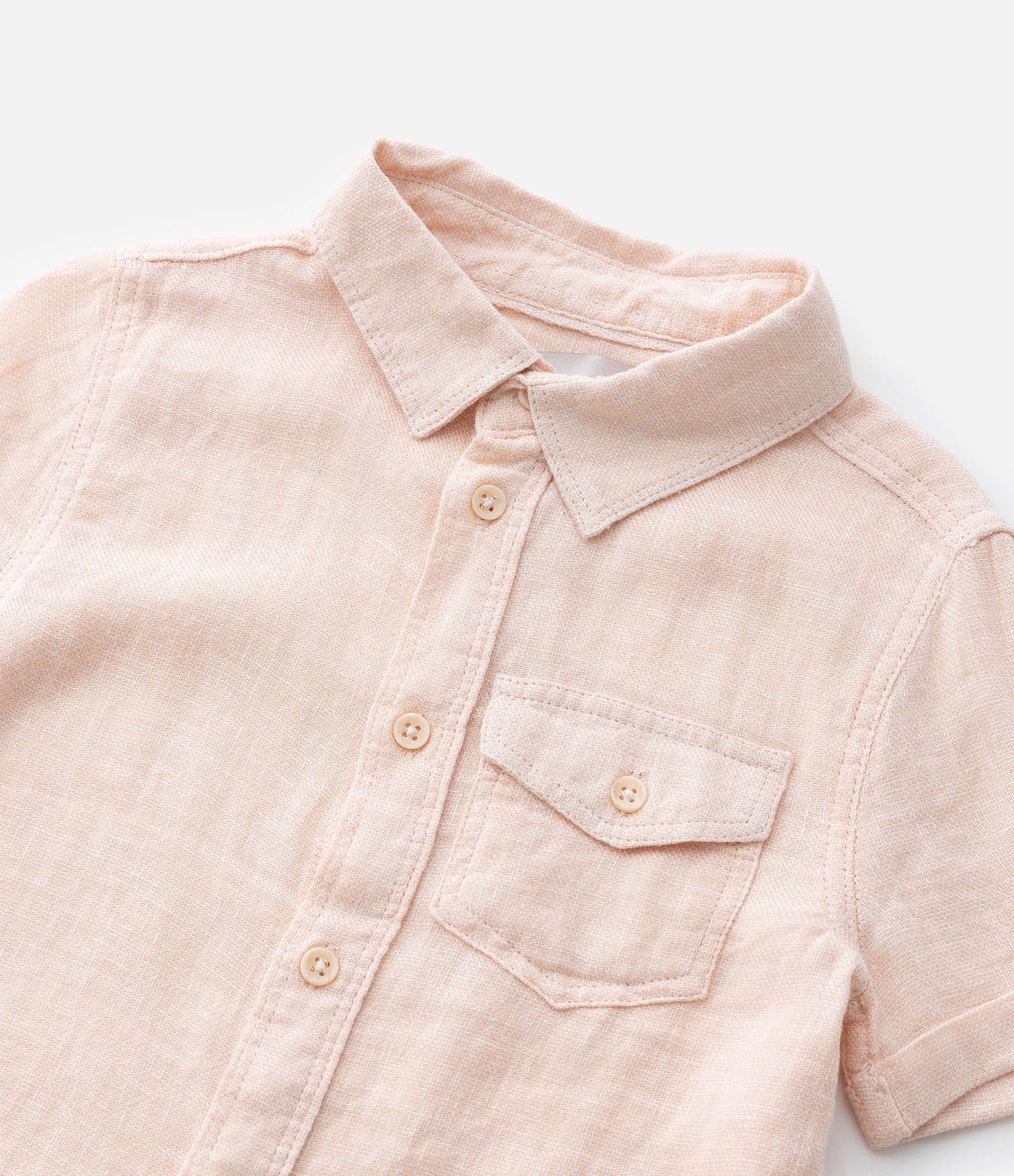 Camisa Infantil em Viscolinho com Bolsinho - Tam 1 a 4 Anos Rosa 8