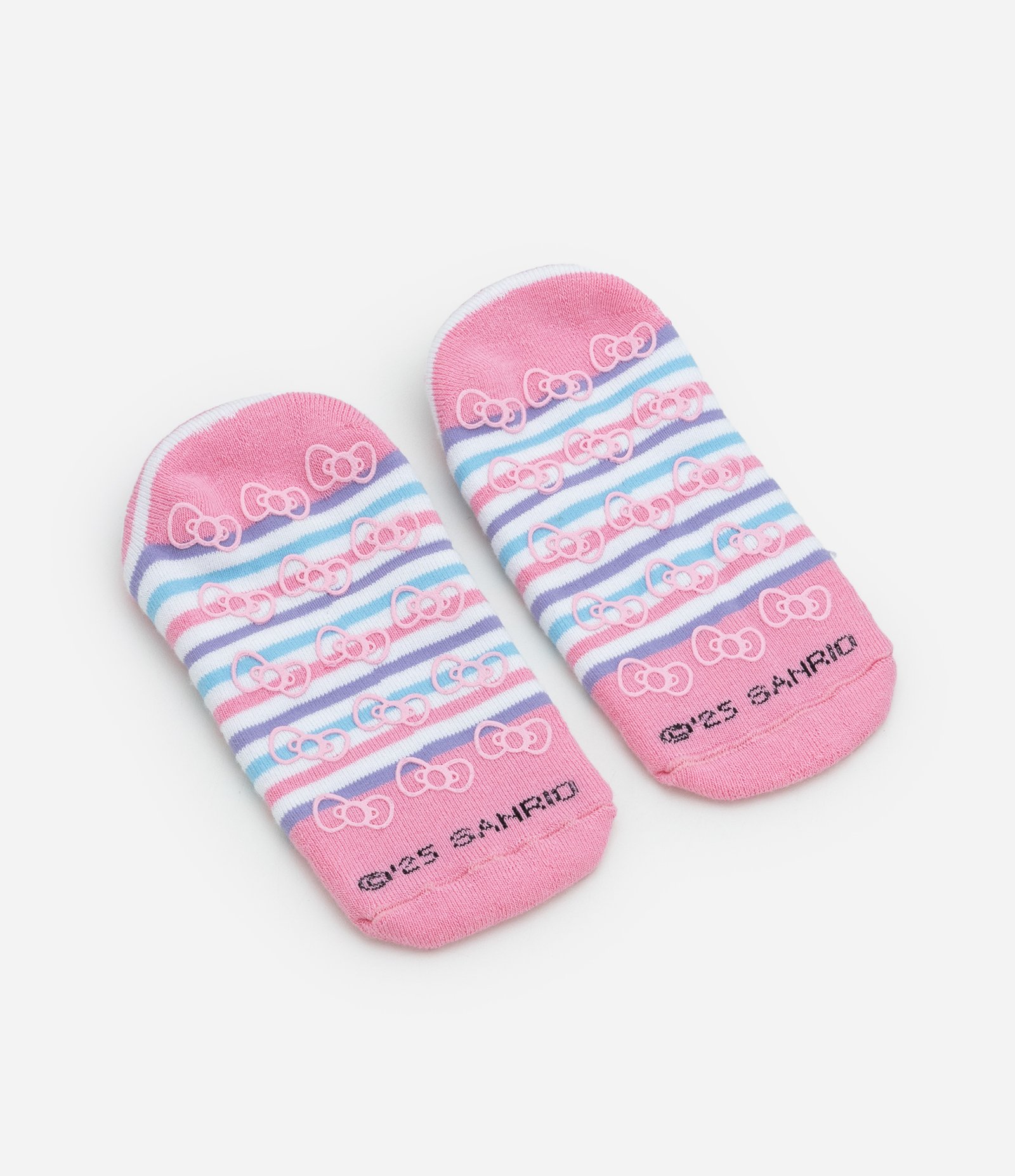 Meia Sapatilha Infantil com Antiderrapante e Estampa Hello Kitty - Tam 19 a 34 Rosa 2