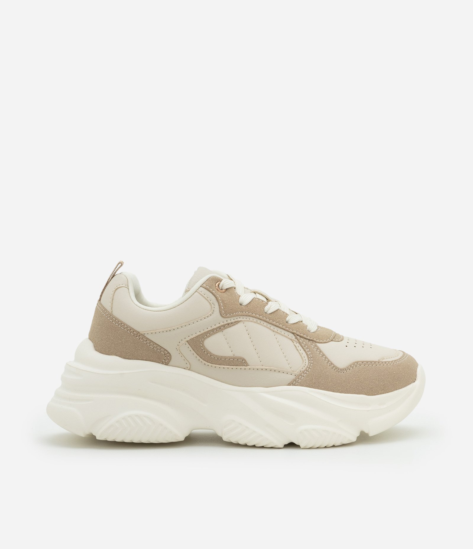 Tênis Jogging com Recortes Contrastantes Off White 1